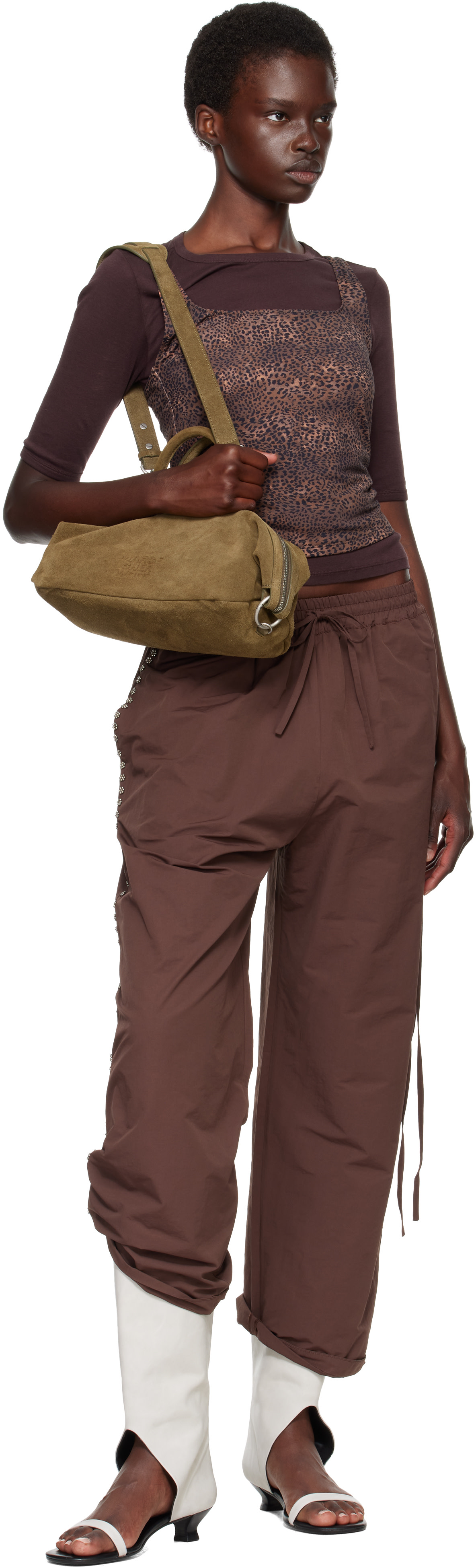 MARGESHERWOOD - Sac horizontal Dumpling kaki