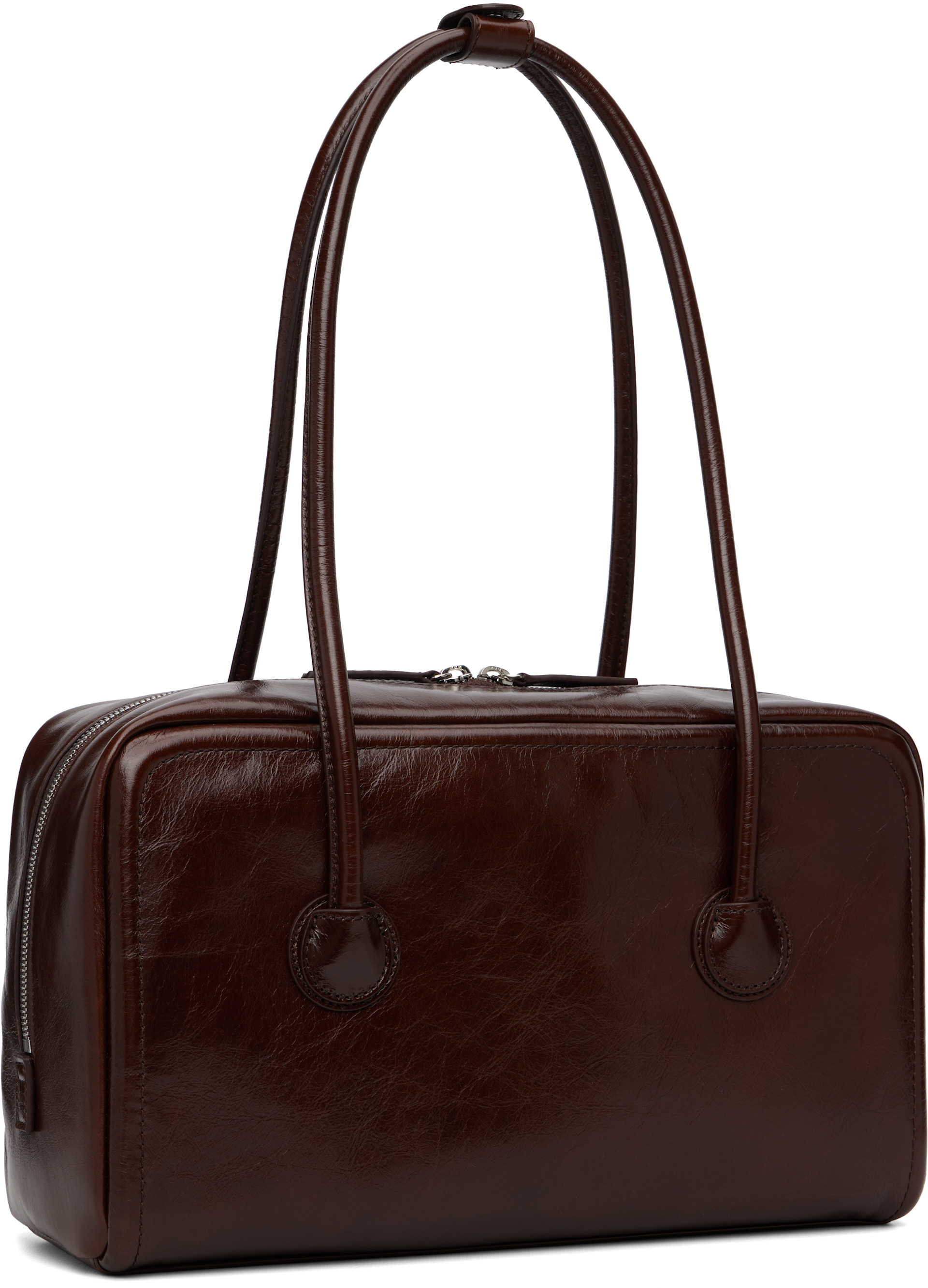 MARGESHERWOOD: Brown Soft Boston Bag | SSENSE