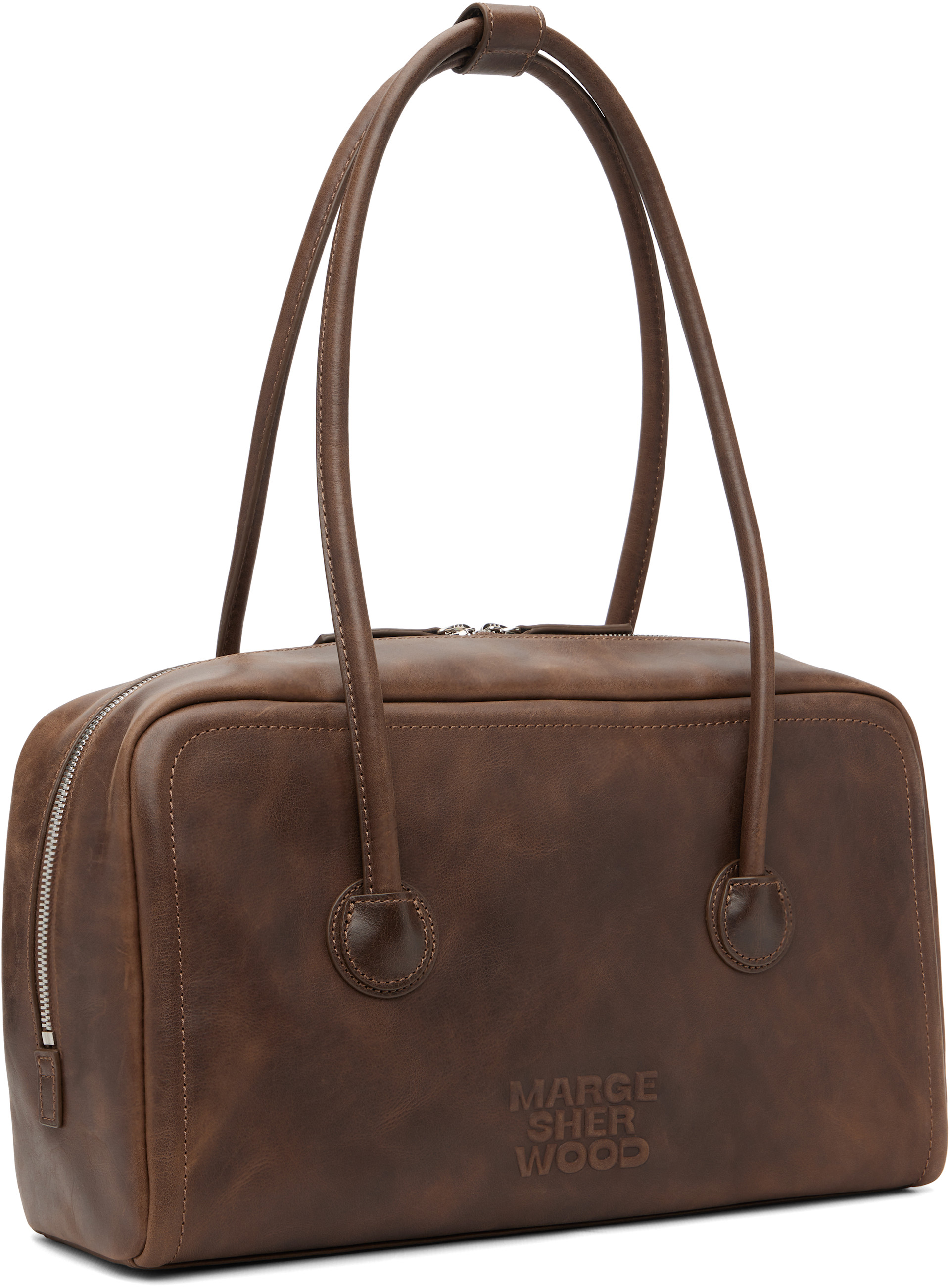 MARGESHERWOOD: Brown Soft Boston Bag | SSENSE