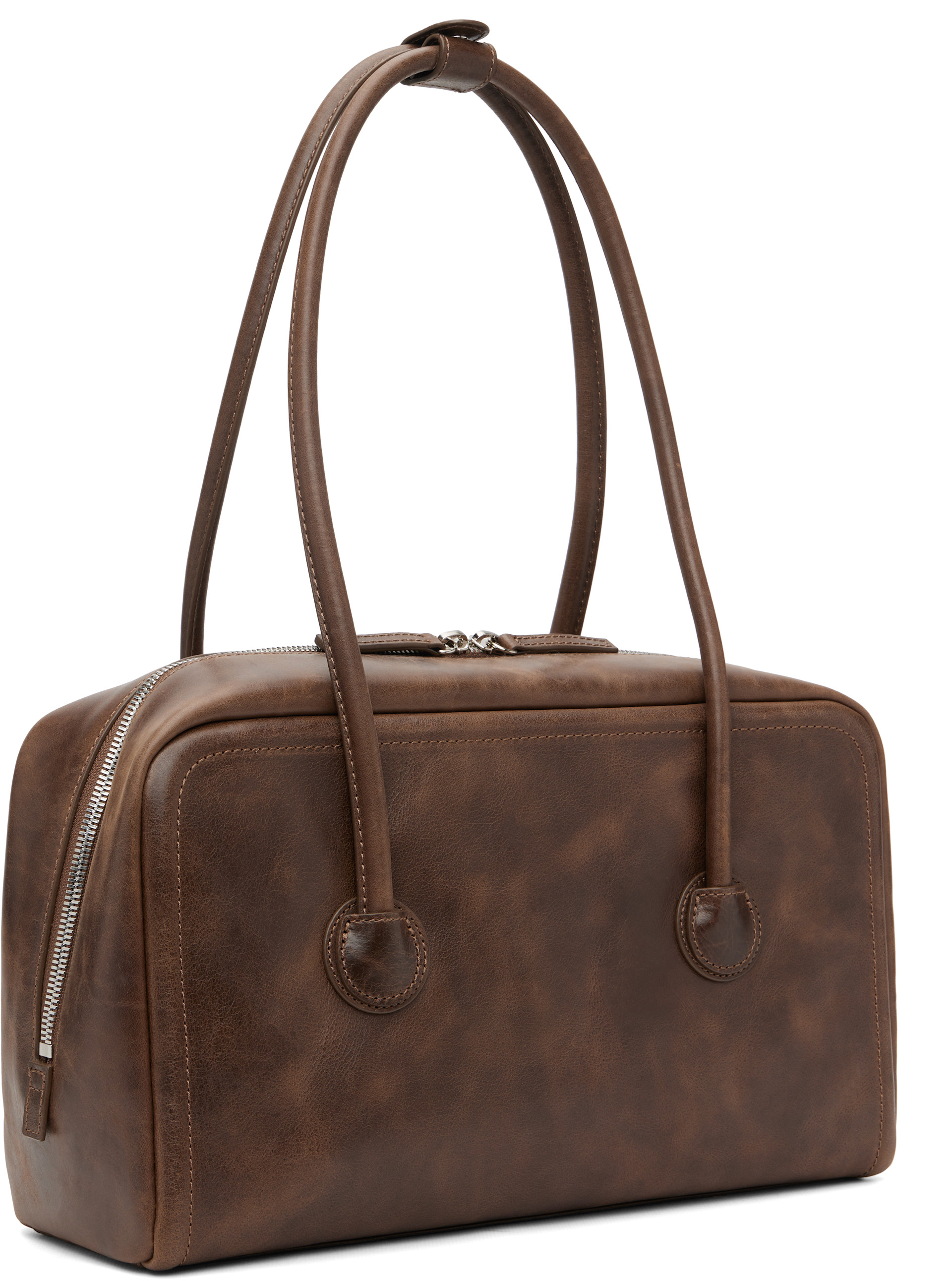 MARGESHERWOOD: Brown Soft Boston Bag | SSENSE