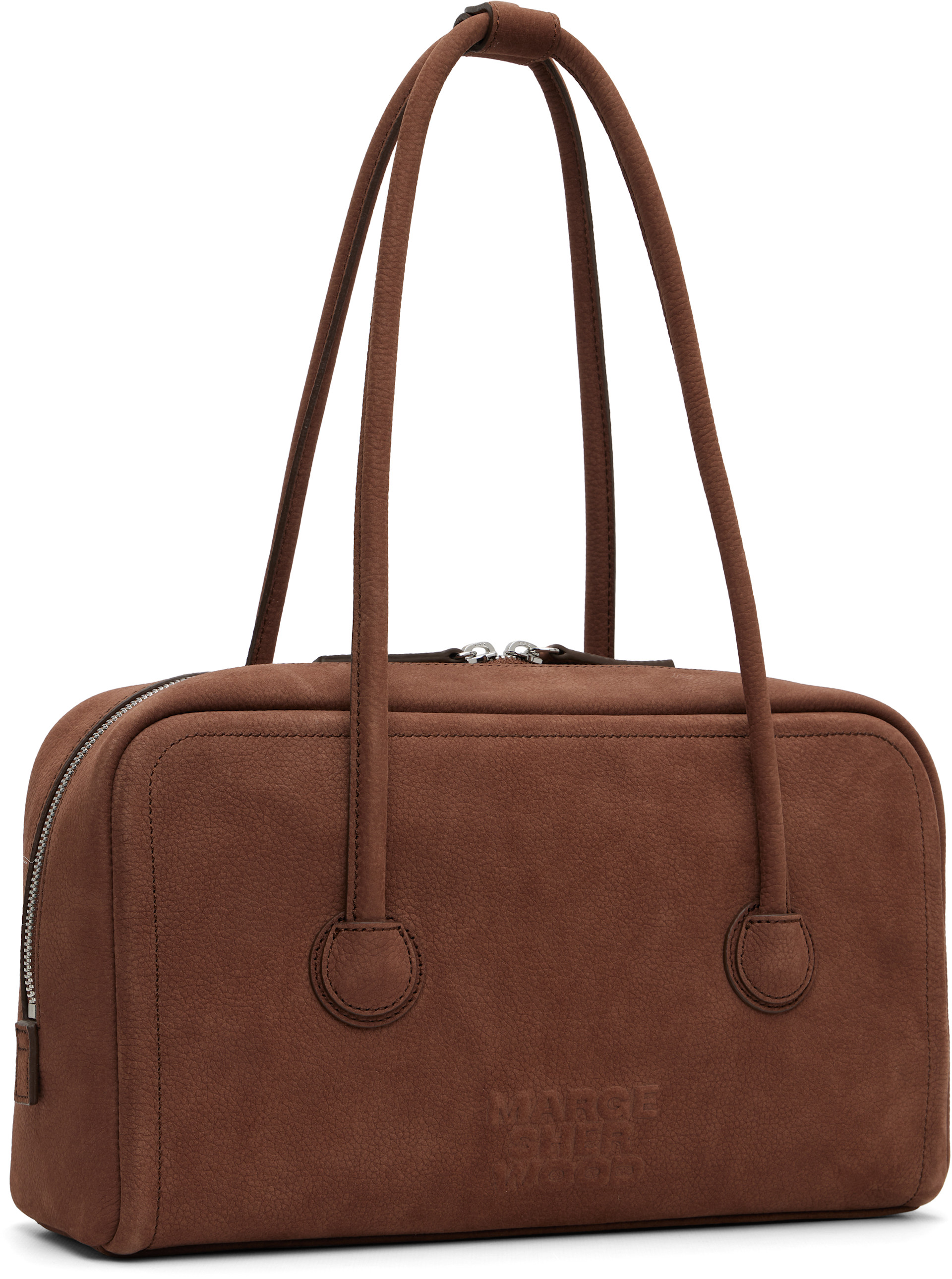 MARGESHERWOOD: Brown Soft Boston Small Bag | SSENSE