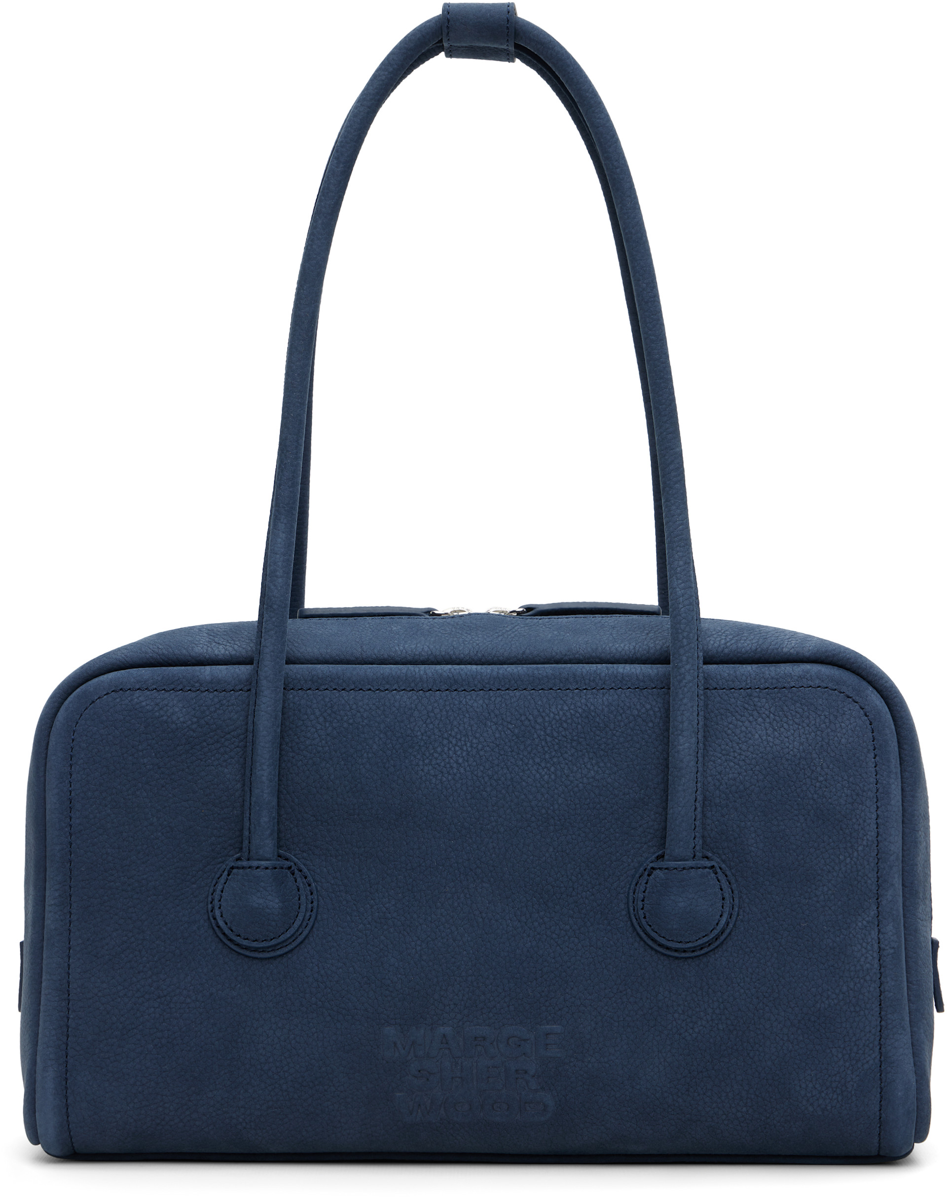 MARGESHERWOOD: Blue Soft Boston Small Bag | SSENSE