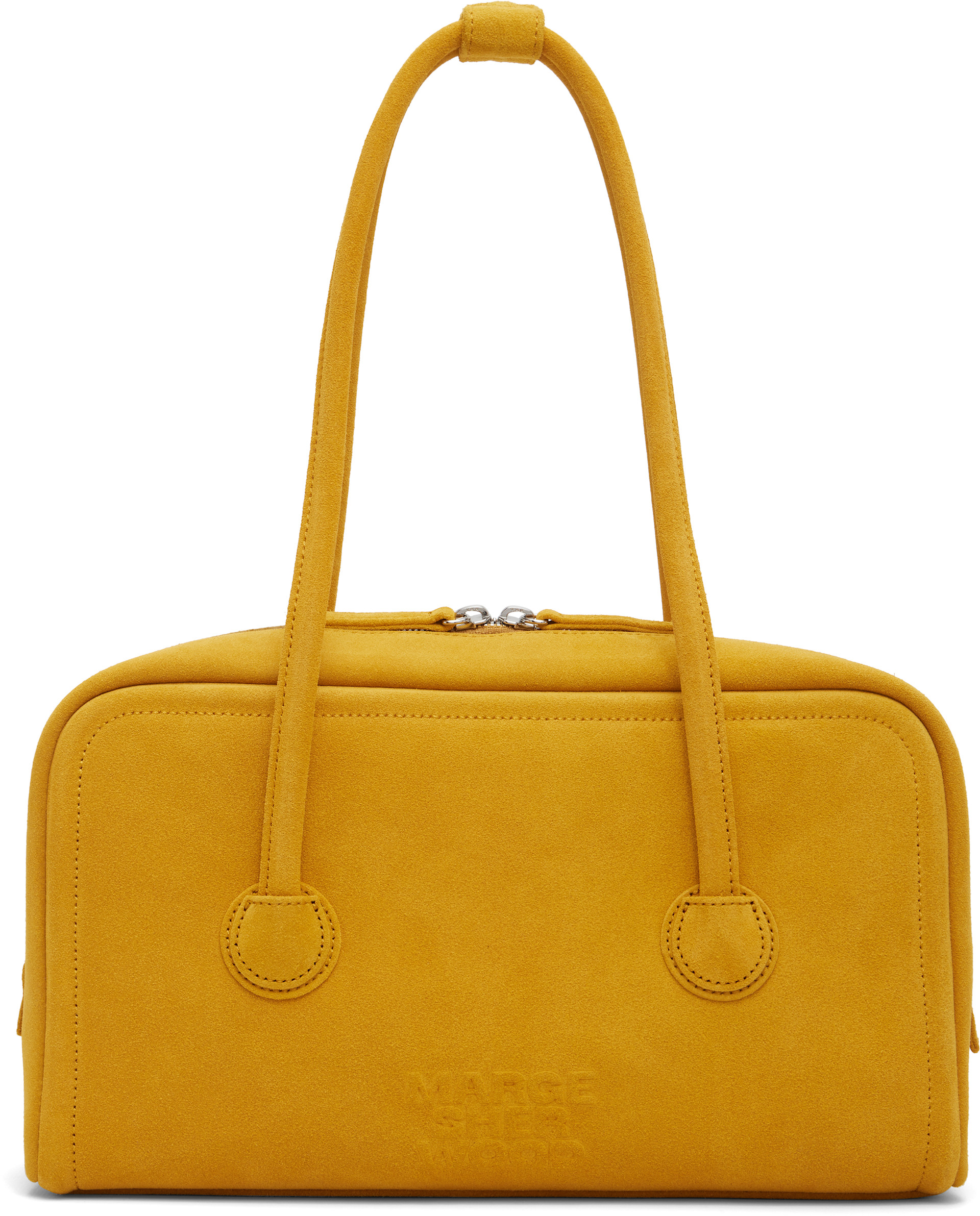 MARGESHERWOOD: Yellow Soft Boston Small Bag | SSENSE