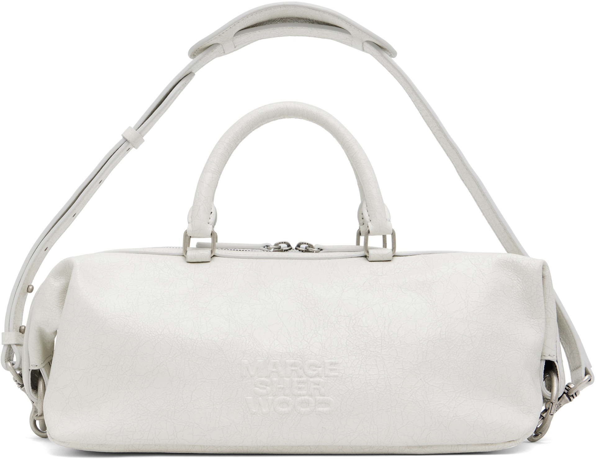 MARGESHERWOOD - Sac horizontal Dumpling blanc cassé