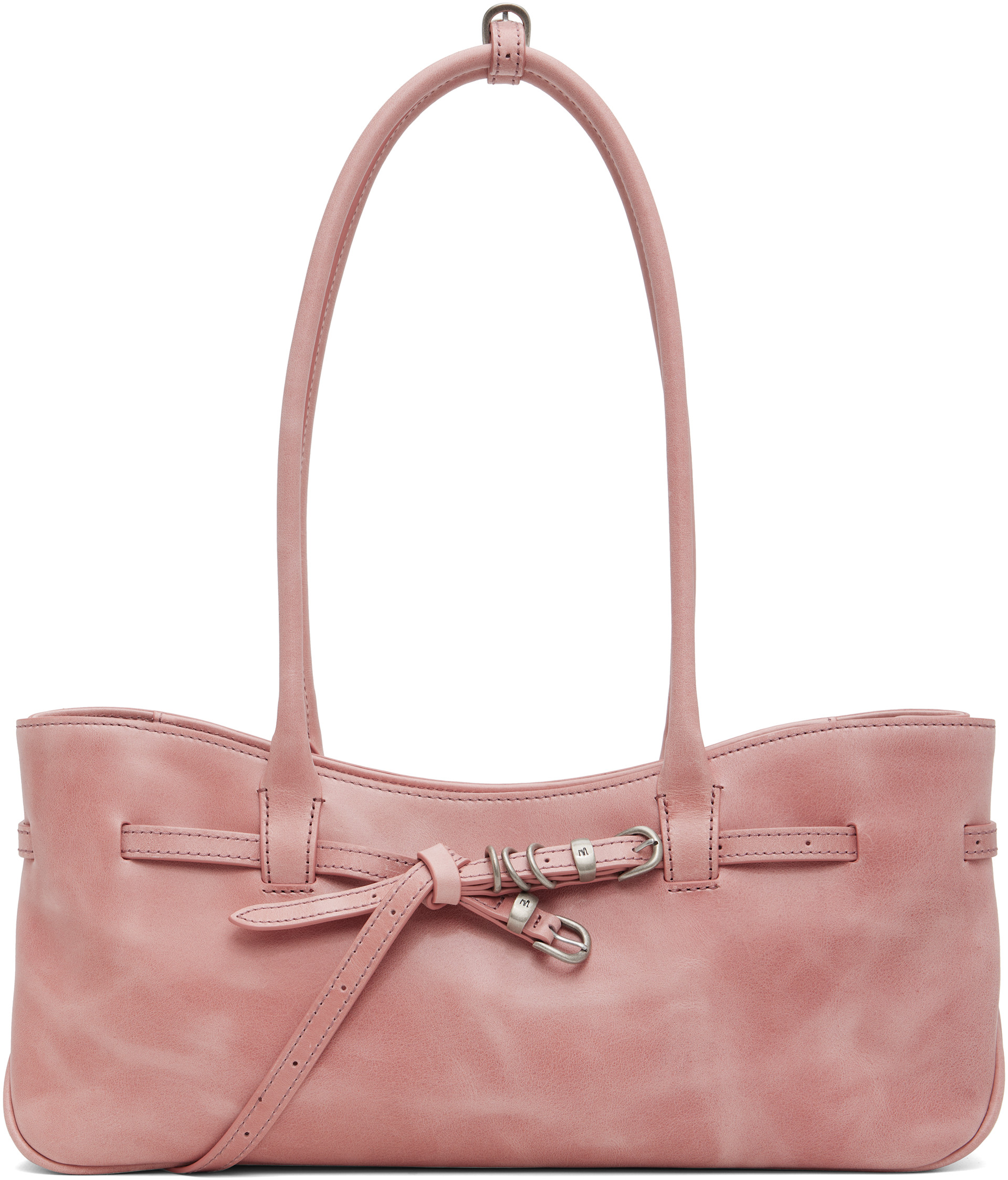 Pink Leather 'Grandma' Used Shoulder Bag