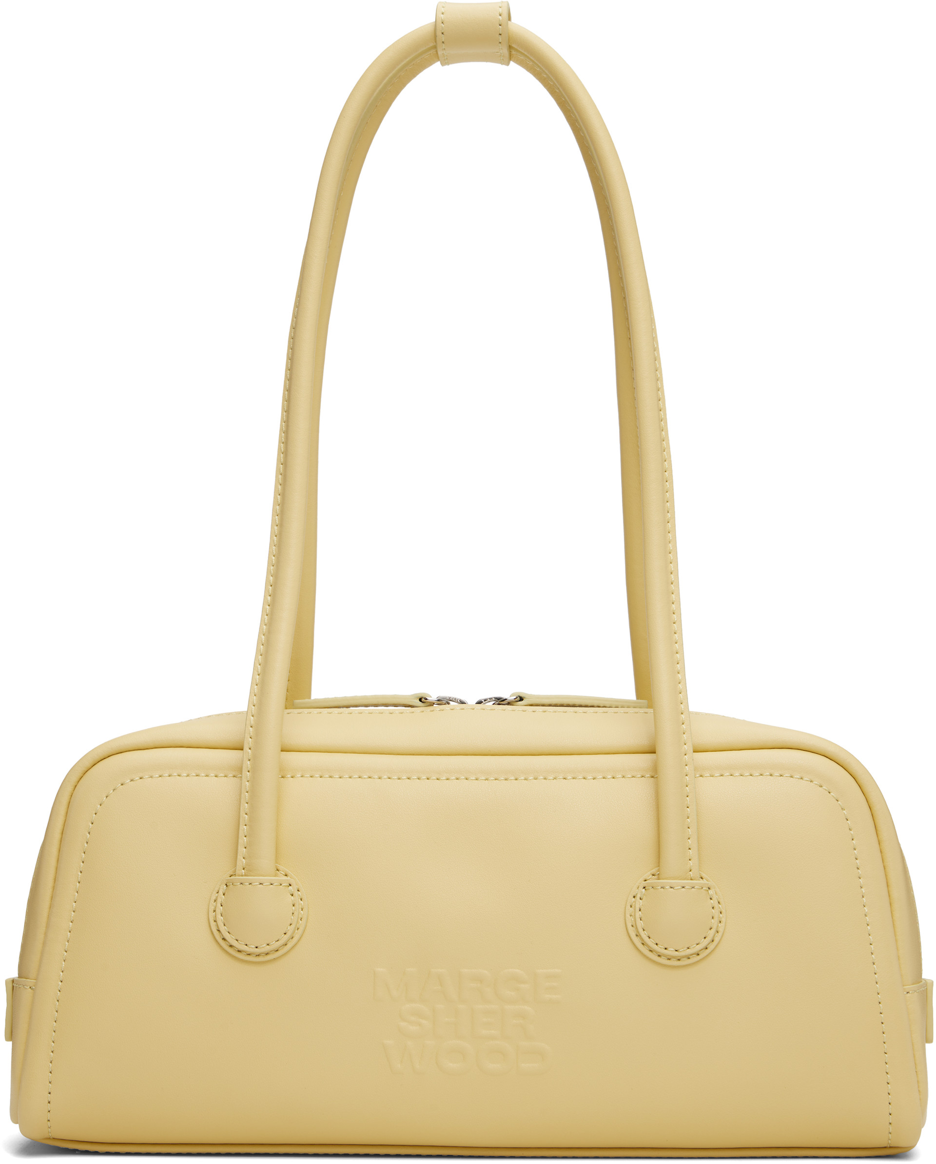MARGESHERWOOD: Beige Soft Boston EW Bag | SSENSE