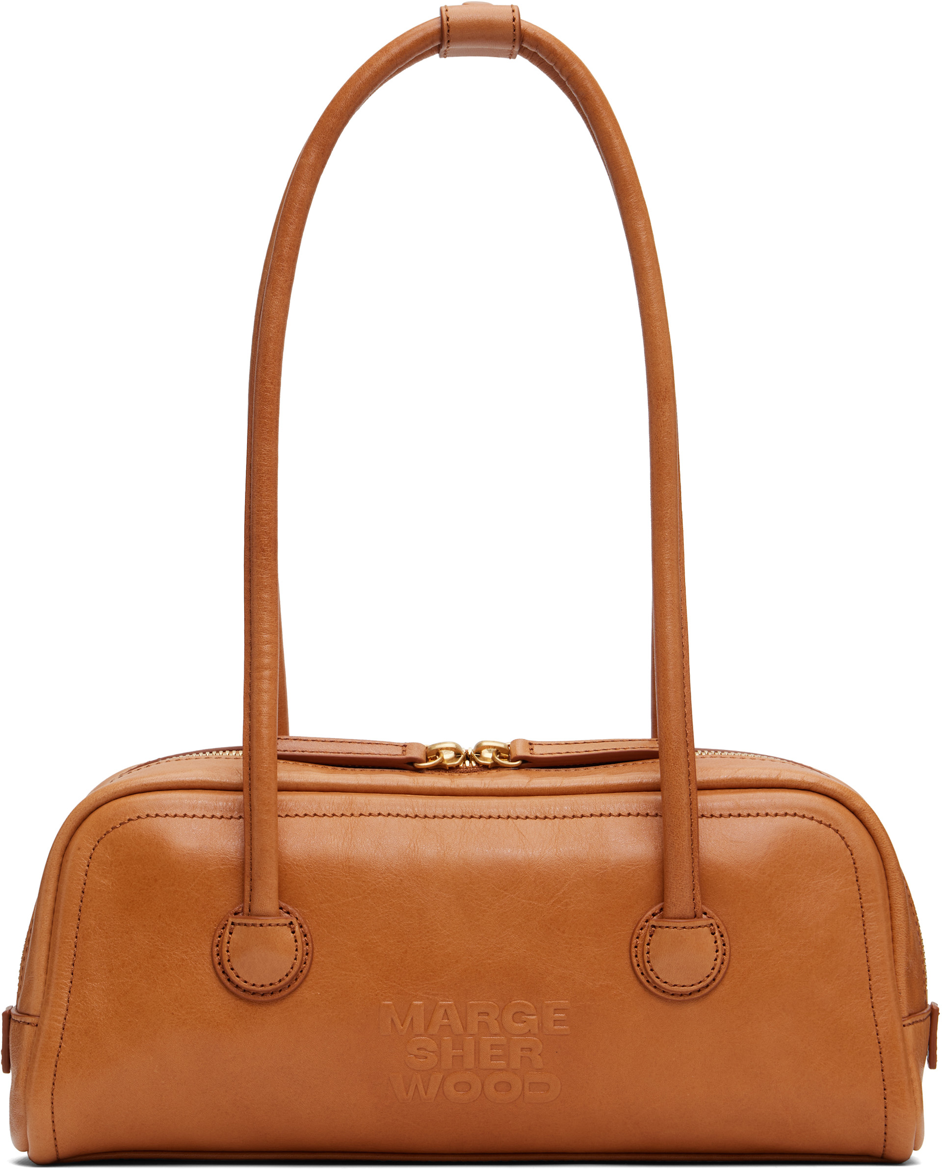 MARGESHERWOOD: Brown Soft Boston EW Bag | SSENSE
