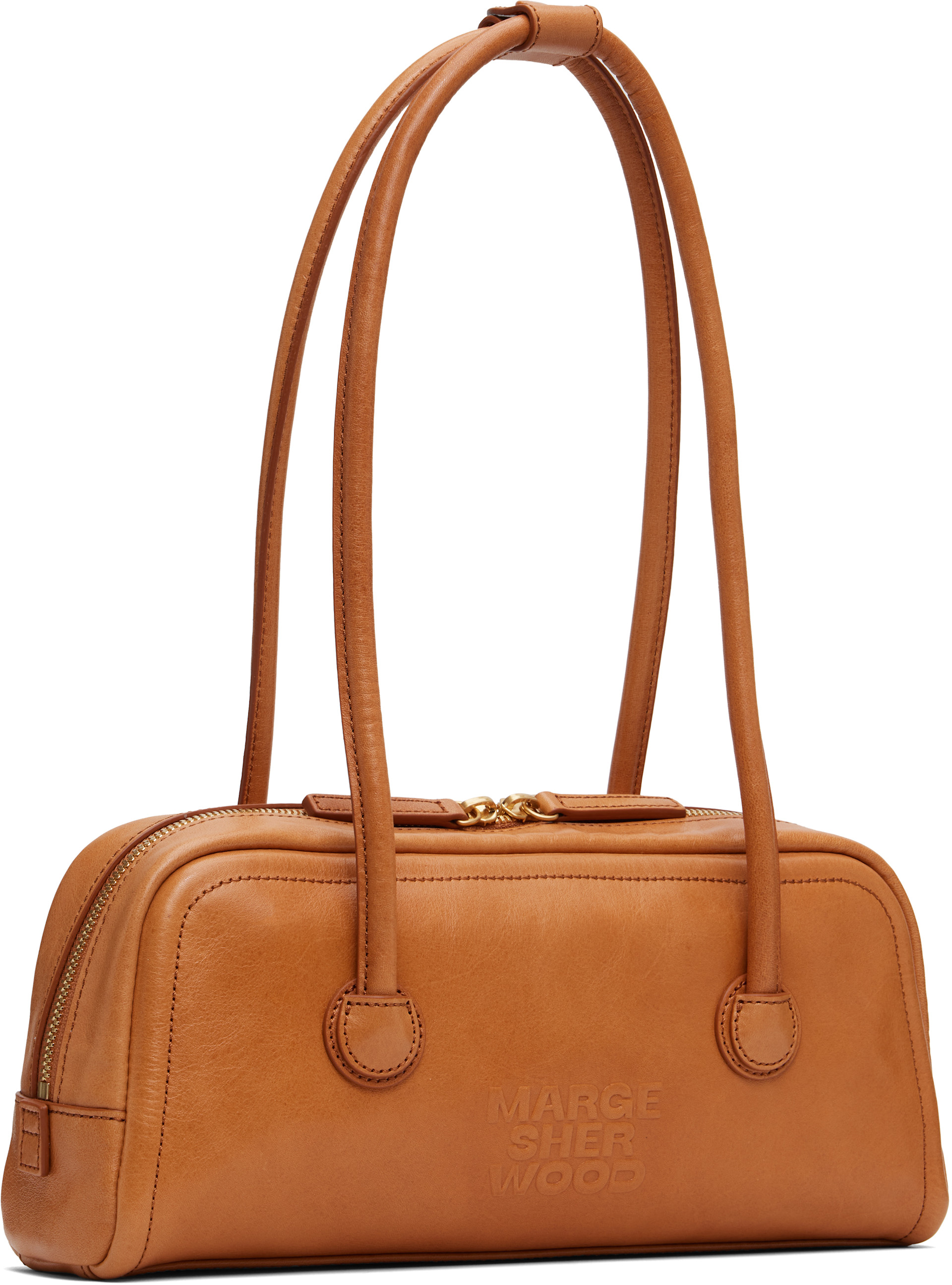 MARGESHERWOOD: Brown Soft Boston EW Bag | SSENSE
