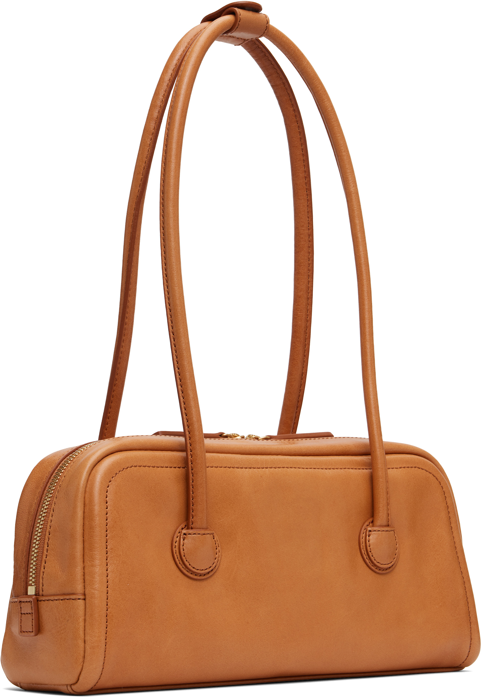 MARGESHERWOOD: Brown Soft Boston EW Bag | SSENSE