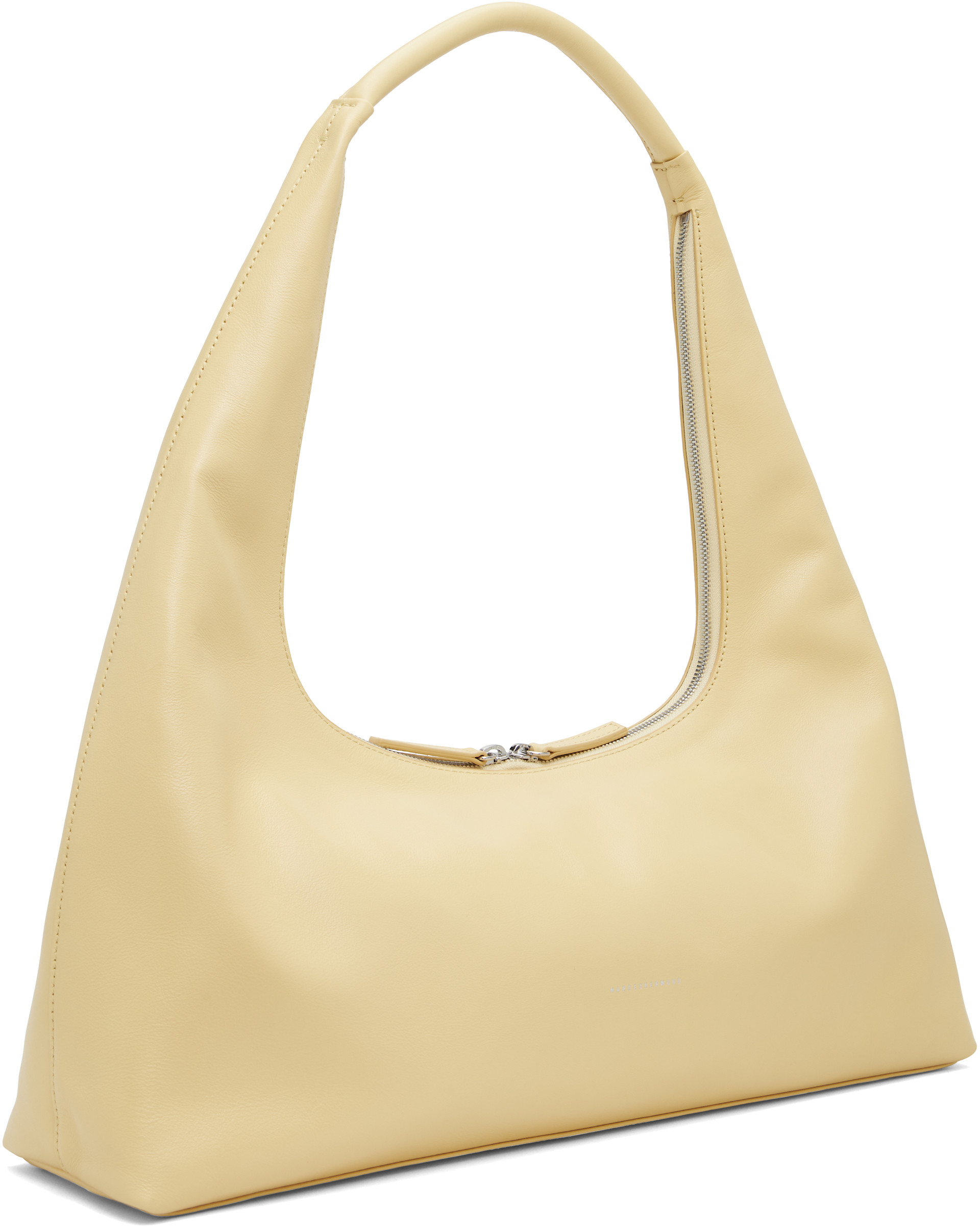 MARGESHERWOOD: Yellow Leather Large Bag | SSENSE