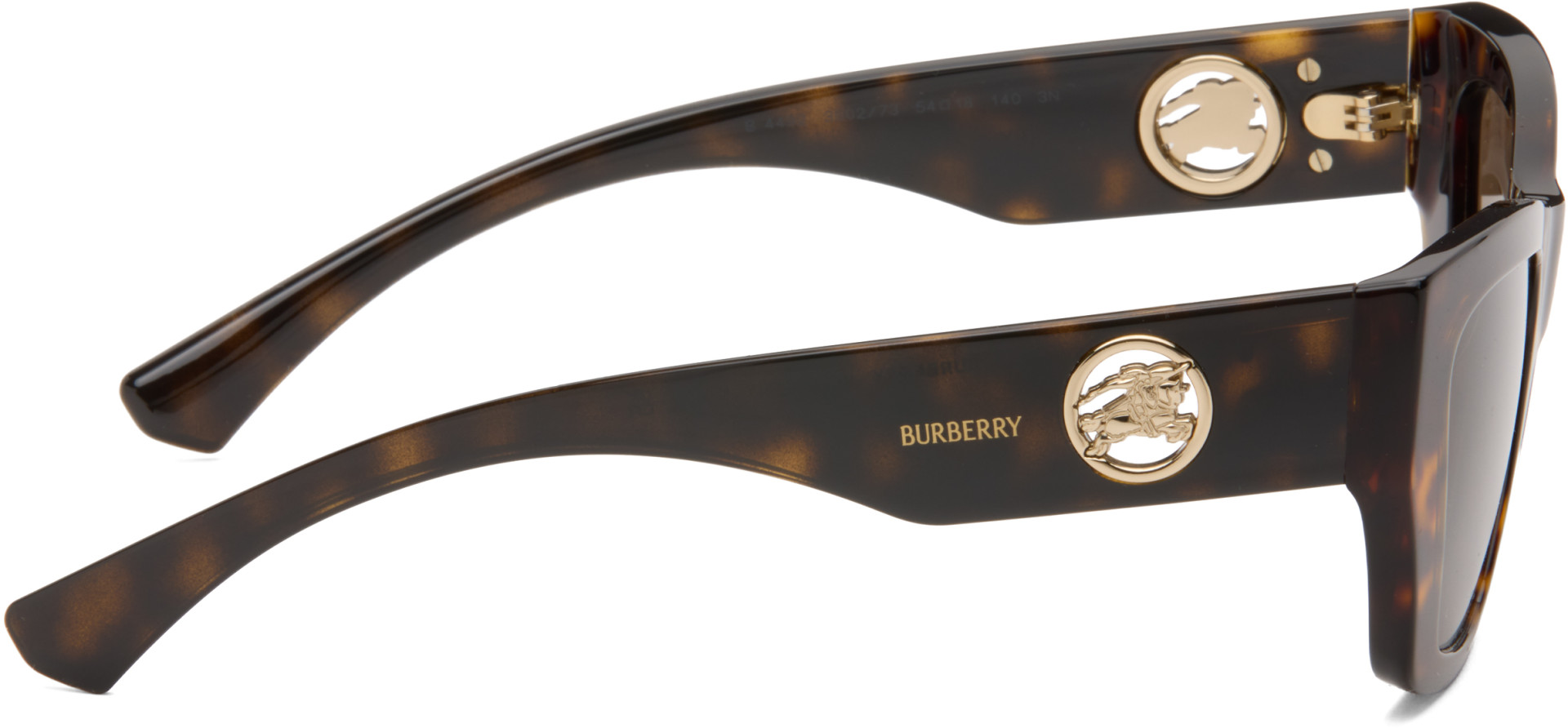 Burberry: ブラウン EKD キャットアイサングラス | SSENSE 日本