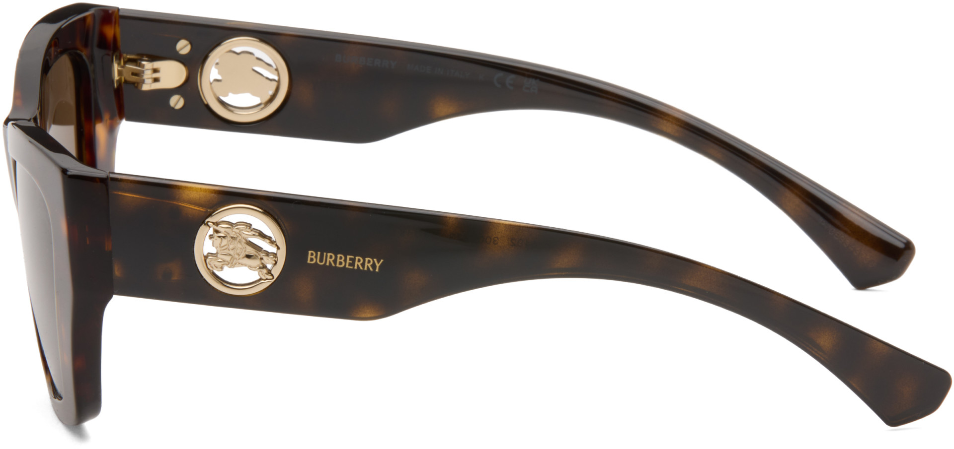 treasureヒョンソク着用 BURBERRY キャットアイサングラス Burberry: ブラウン EKD キャットアイサングラス | SSENSE 日本