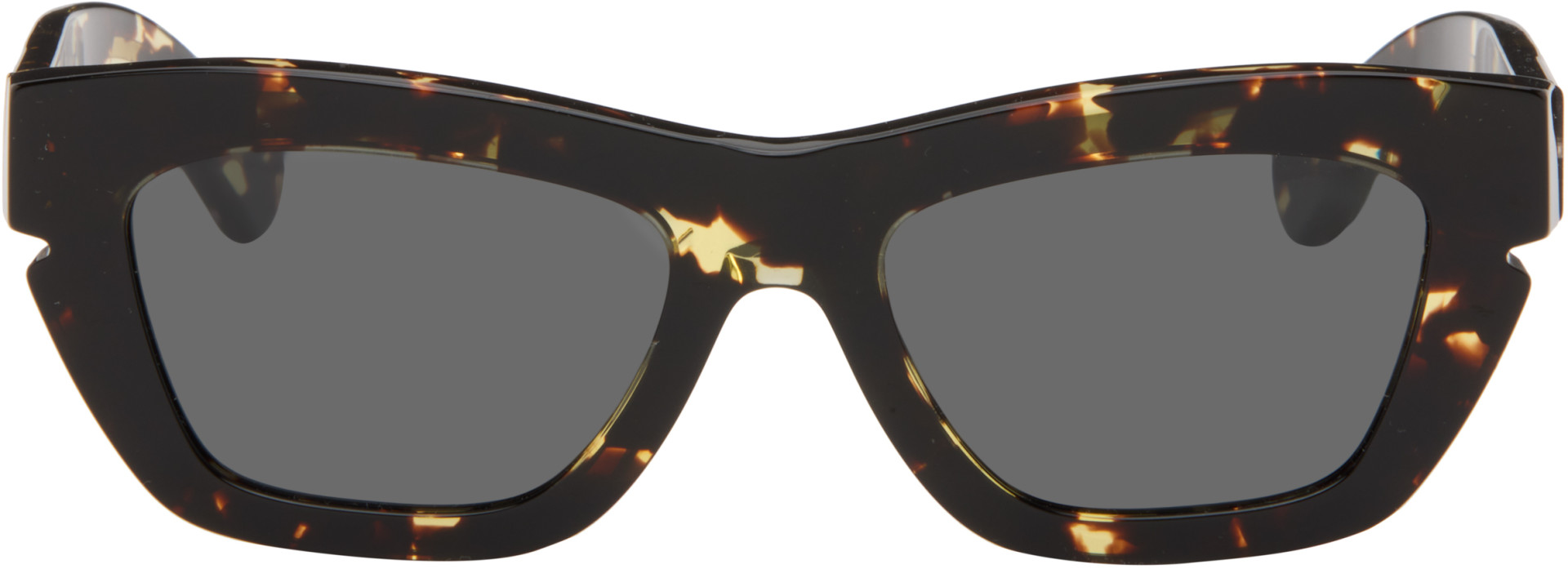 Burberry - Brown Rectangle Sunglasses