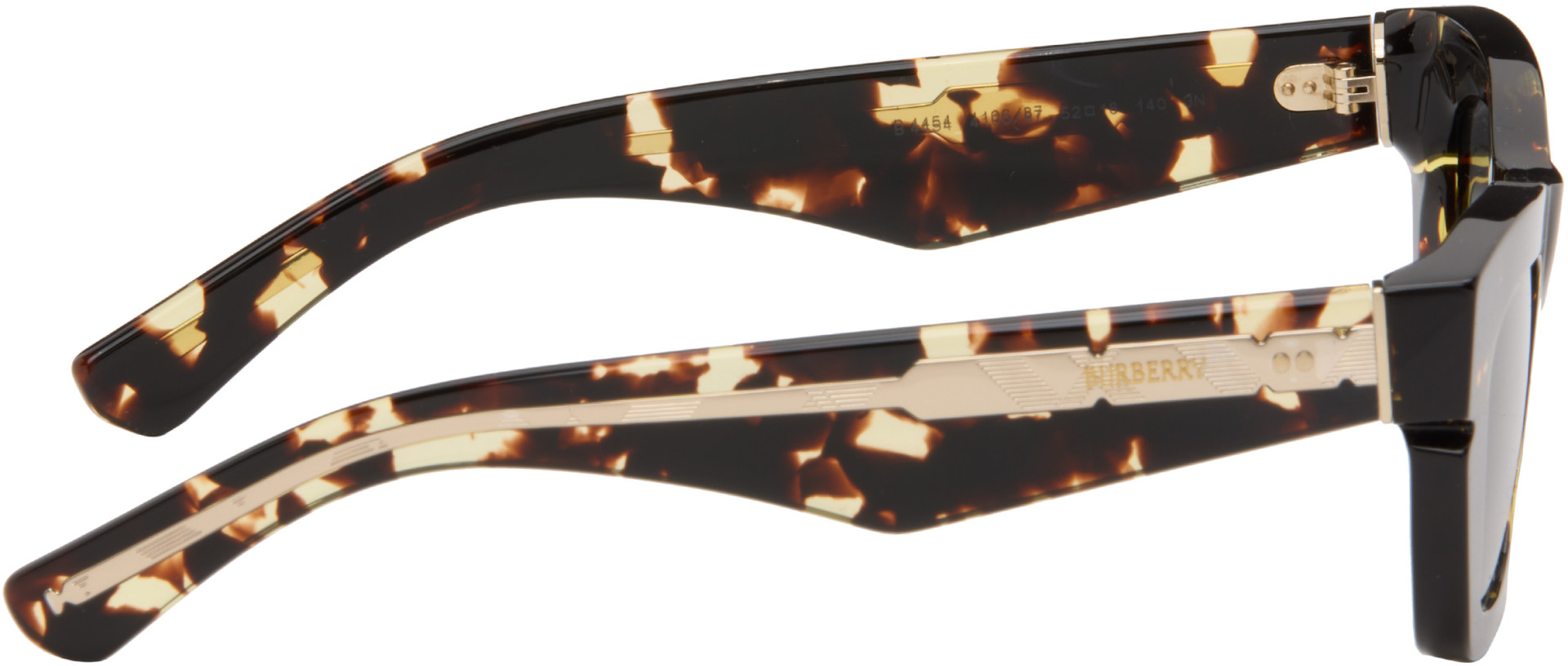 Burberry - Brown Rectangle Sunglasses