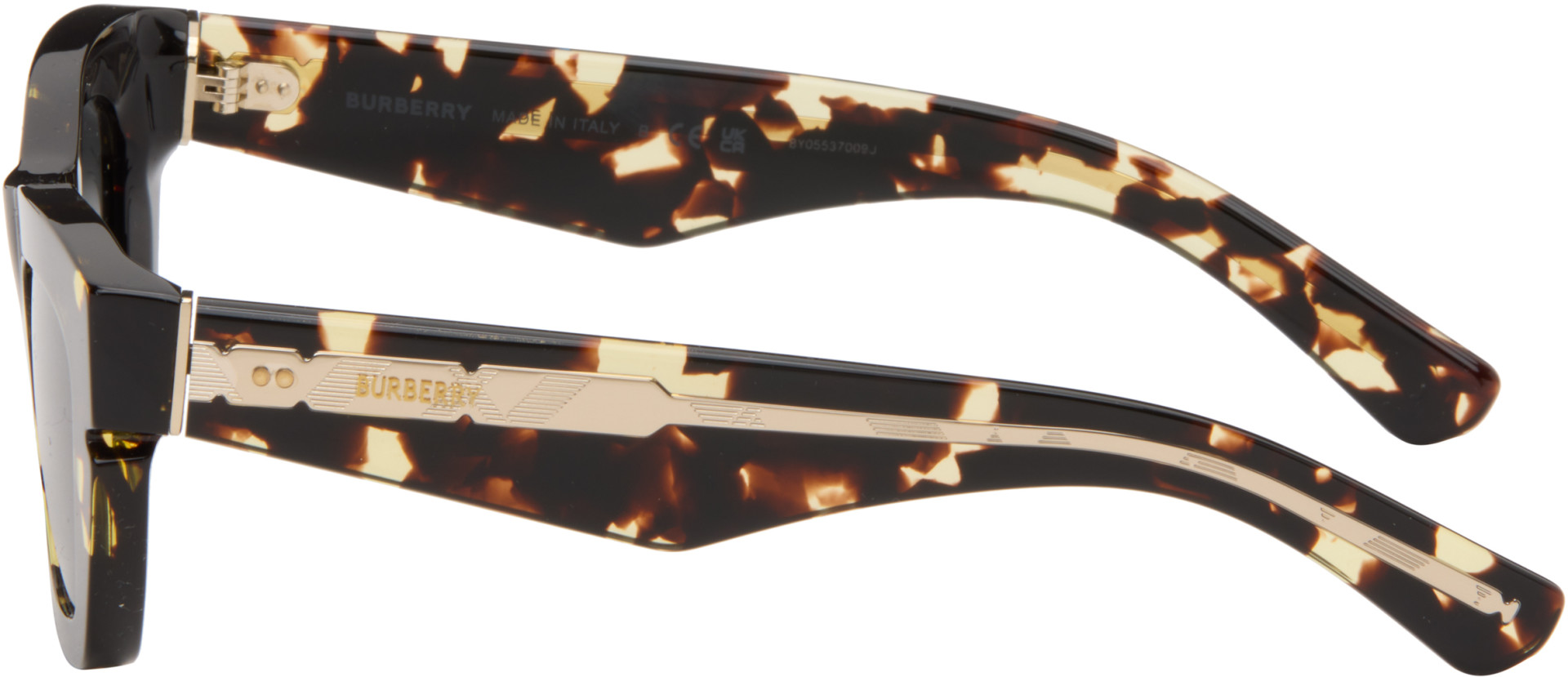 Burberry - Brown Rectangle Sunglasses