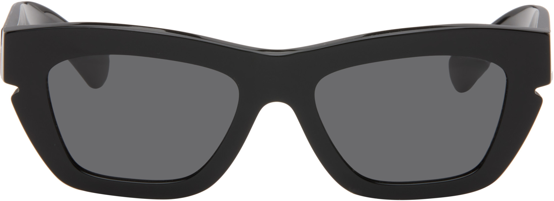 Burberry - Black Rectangle Sunglasses