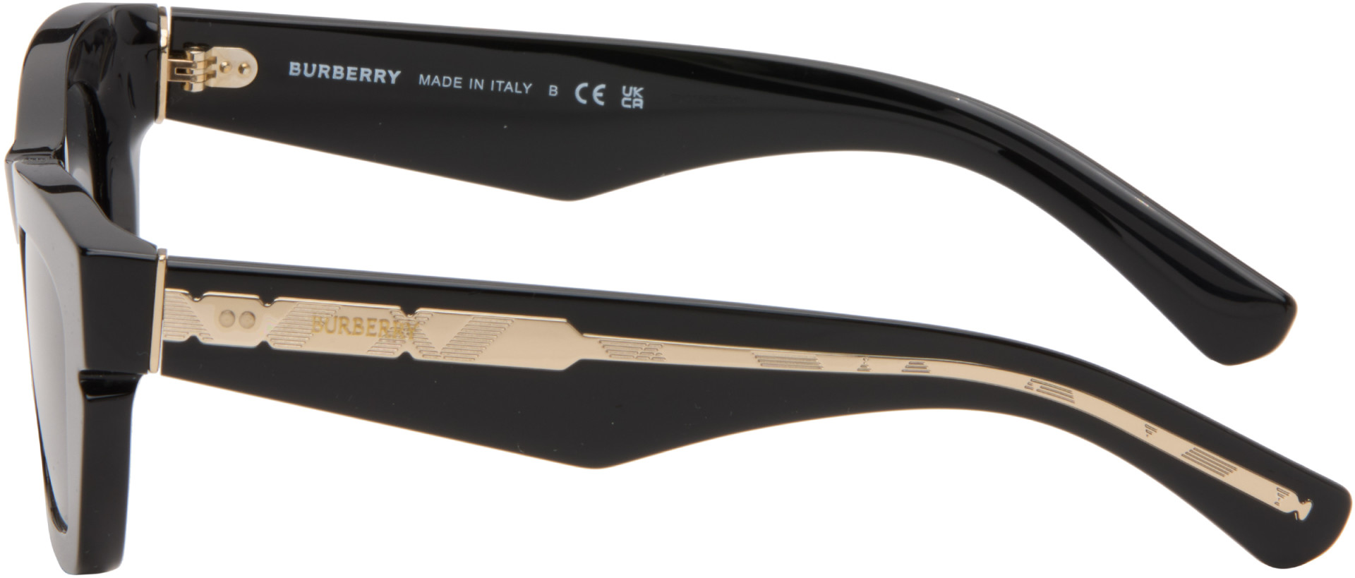 Burberry - Black Rectangle Sunglasses