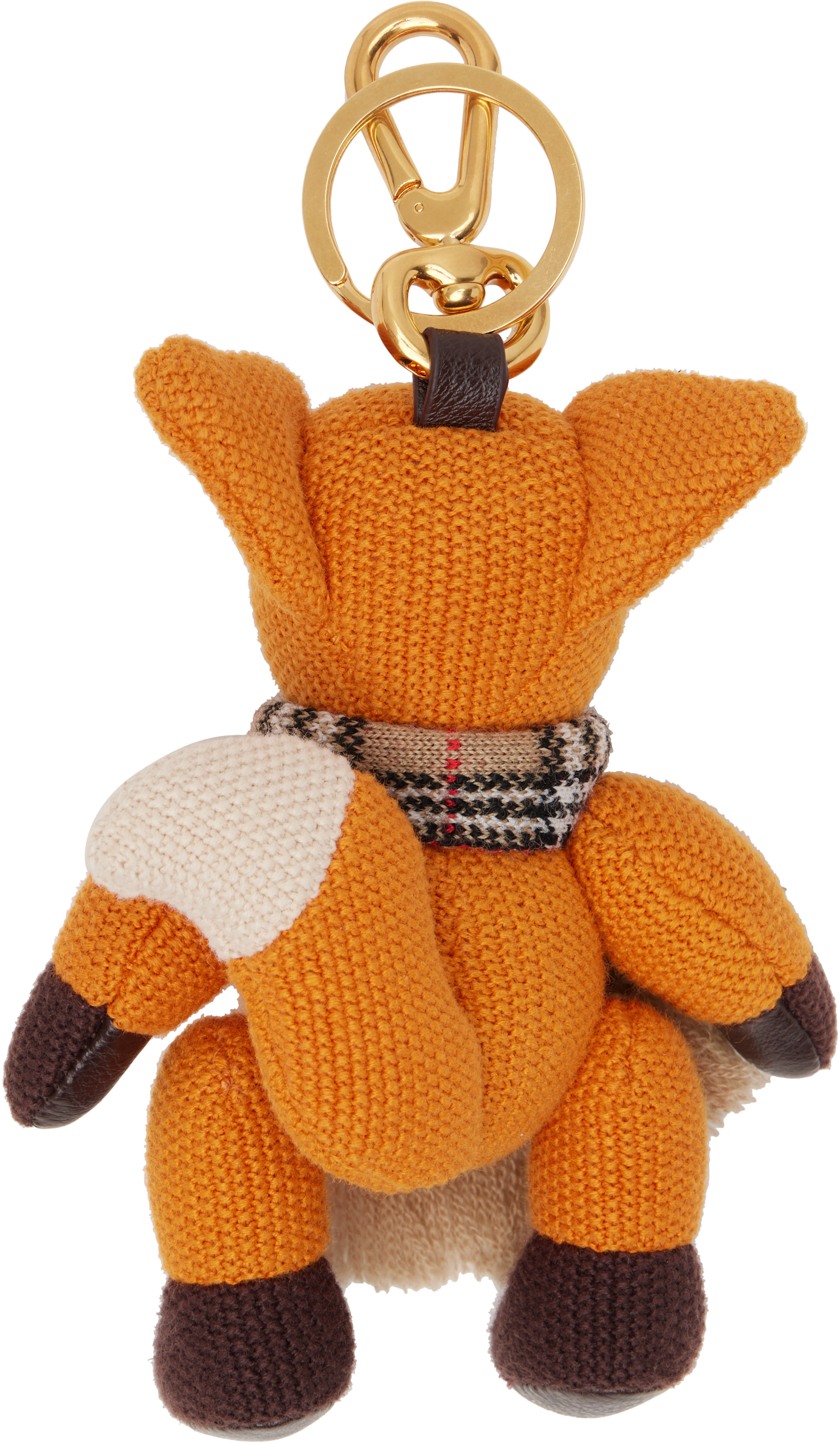 Burberry 犬型キーホルダー Burberry: Orange Fox Charm Keychain | SSENSE Argentina
