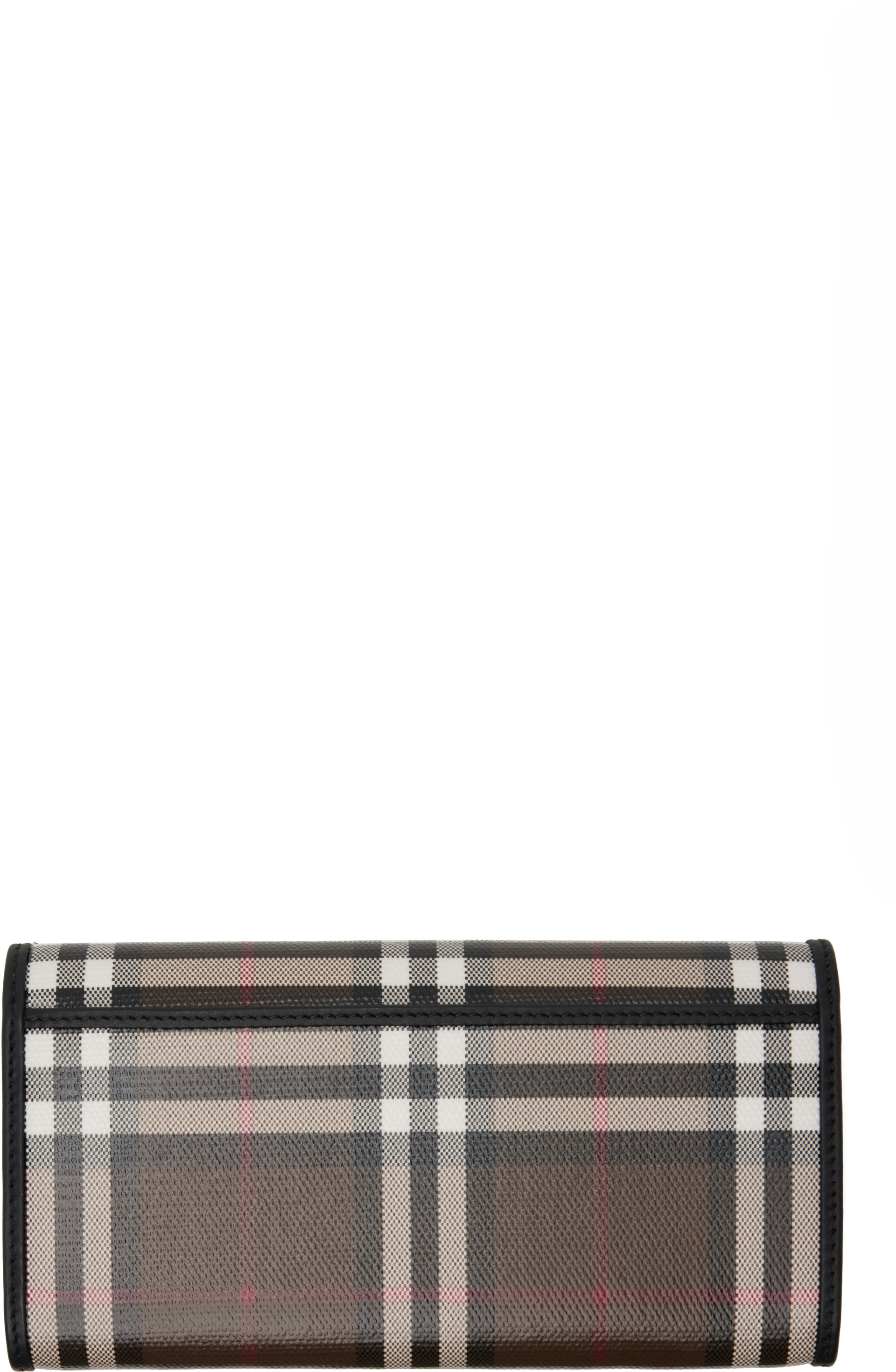 Burberry - Brown Check Continental Wallet