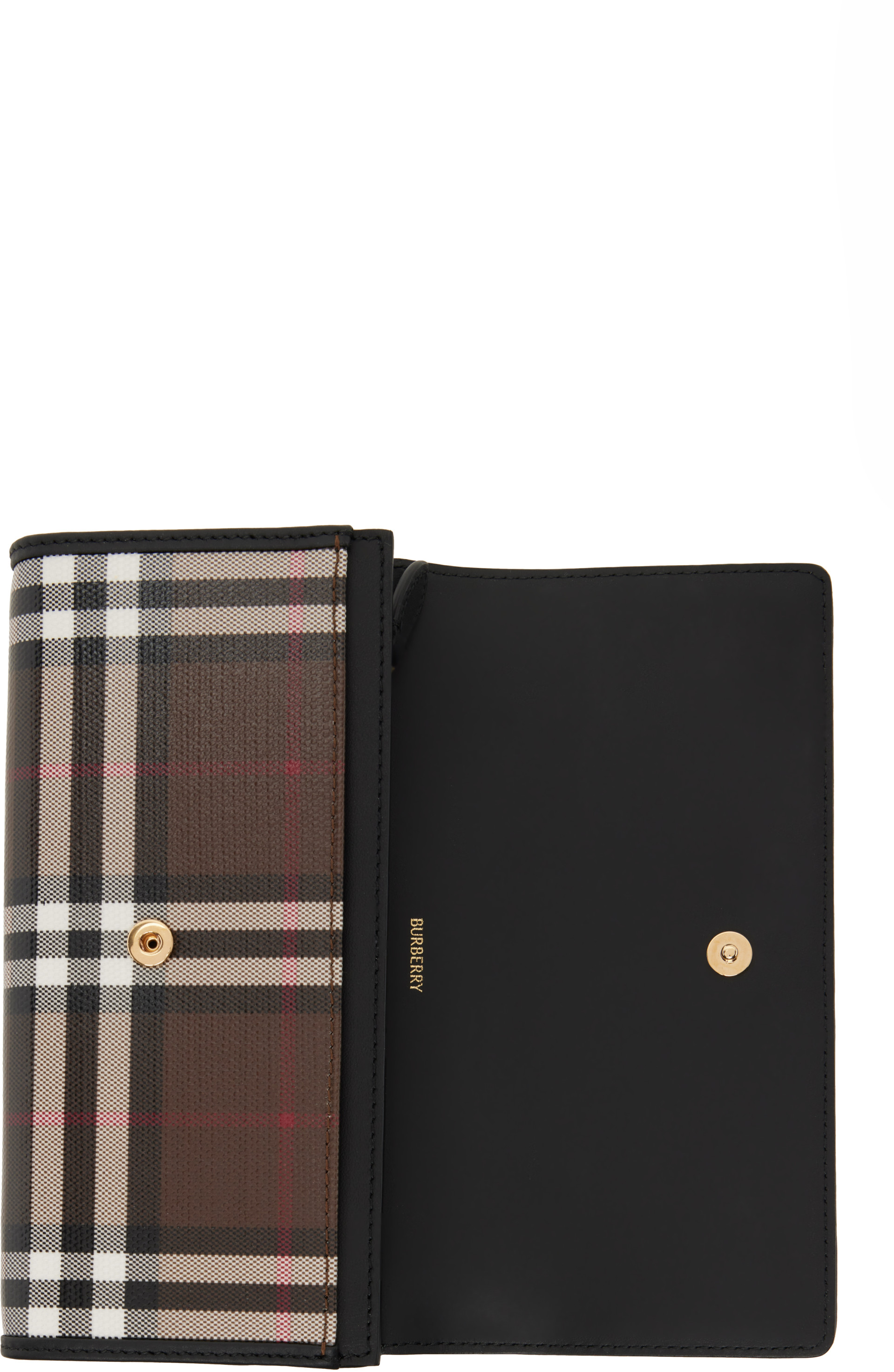 Burberry - Brown Check Continental Wallet