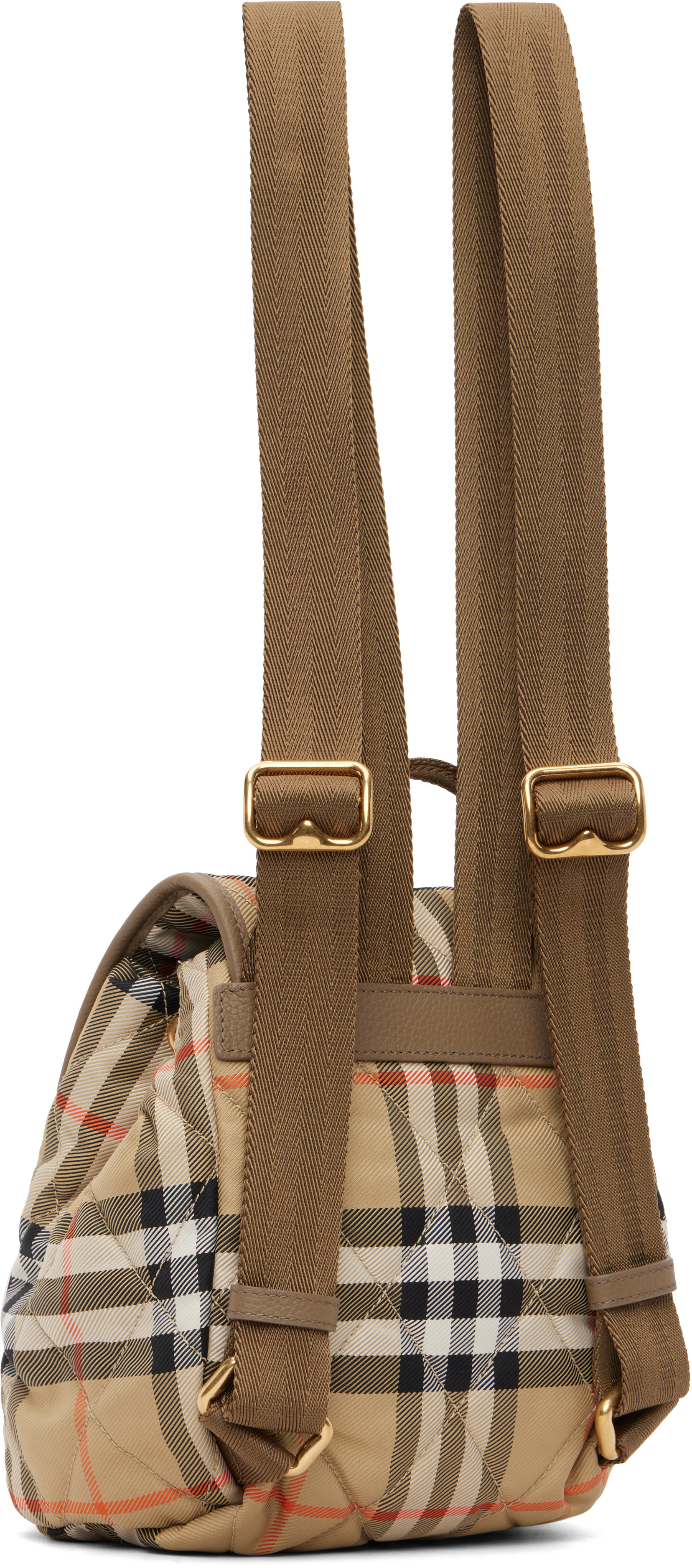 Burberry - Beige Mini Horseshoe Backpack​