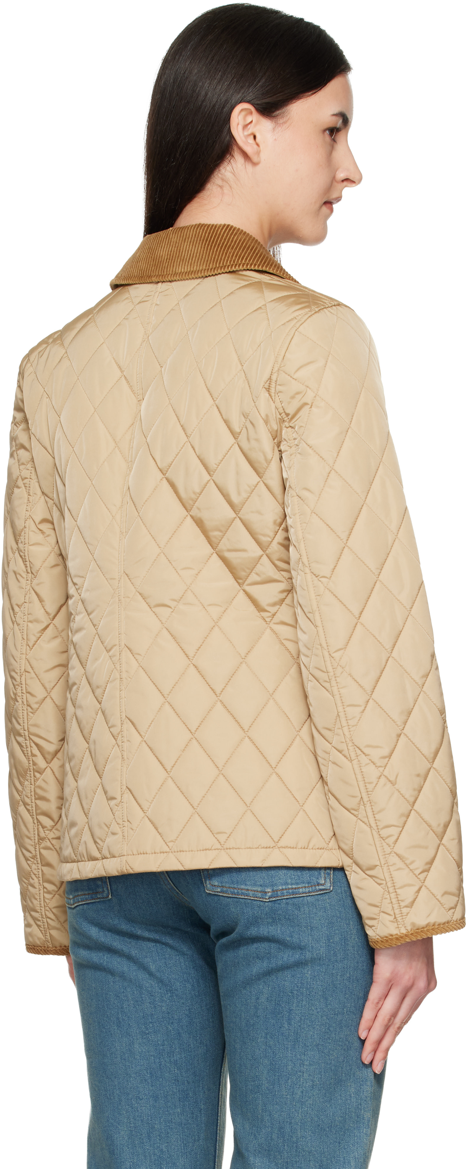 Burberry - Beige Quilted Nylon Jacket