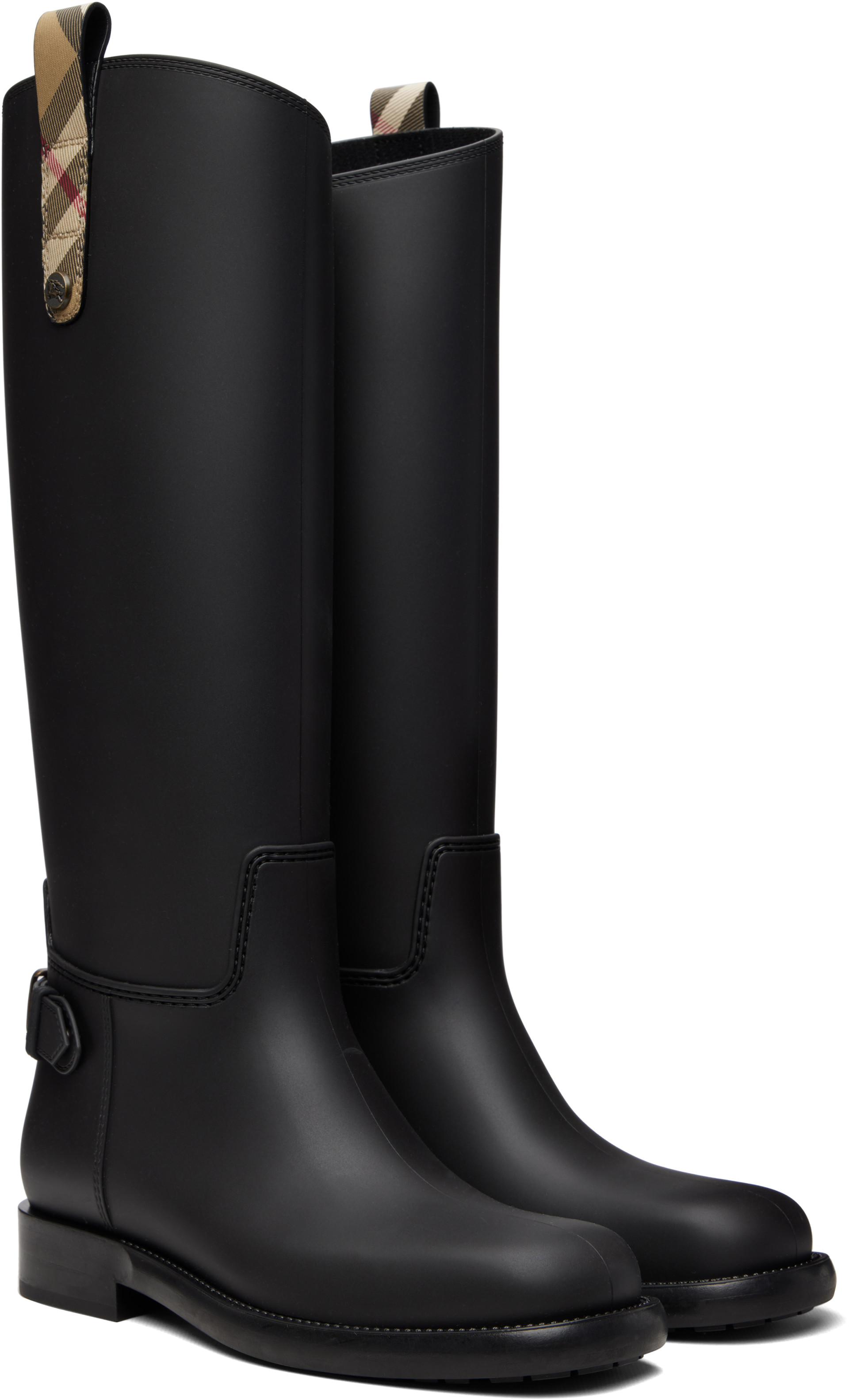 Burberry - Bottes Cavalier noires