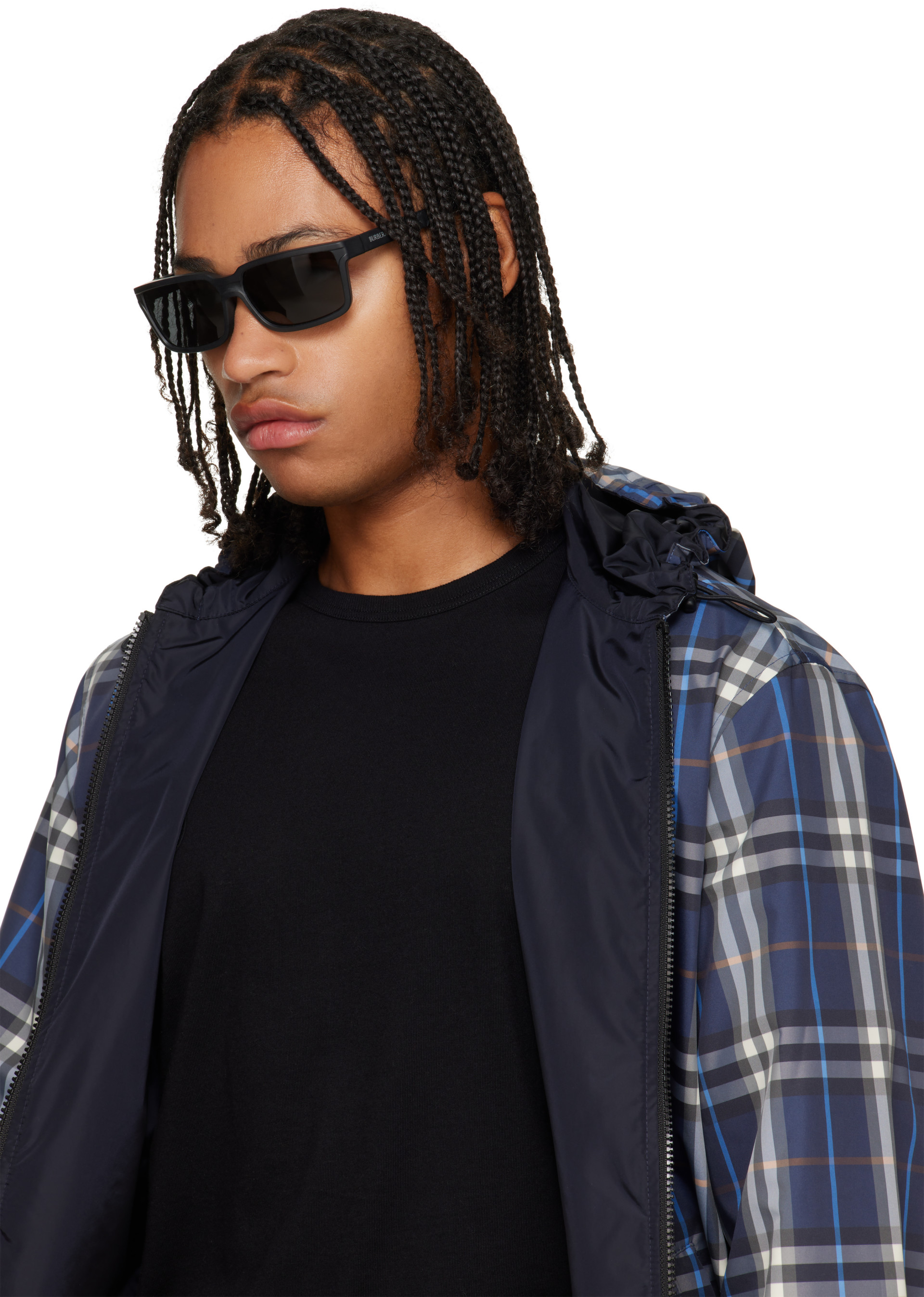 Burberry - Black Rectangular Sunglasses