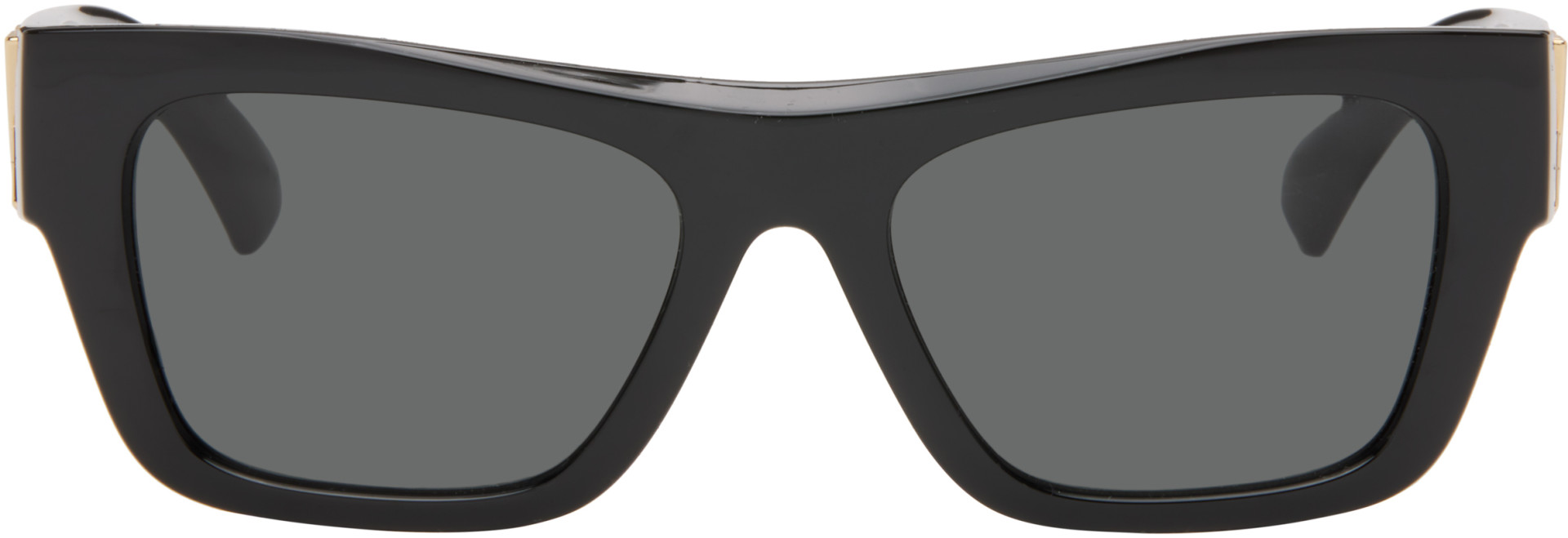 Burberry - Black Heritage Square Sunglasses