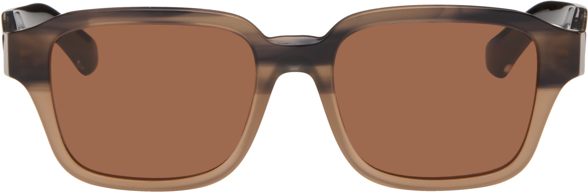 Burberry - Brown Square Sunglasses
