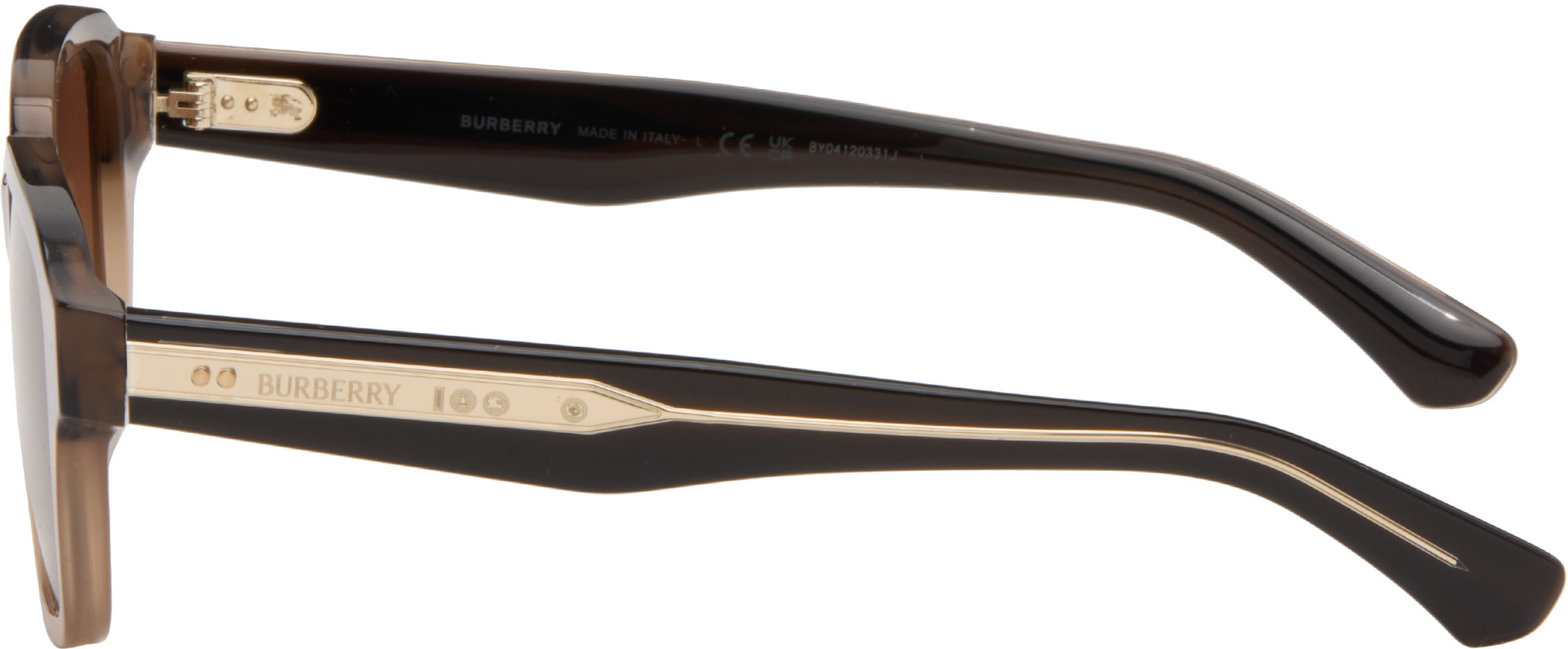 Burberry - Brown Square Sunglasses