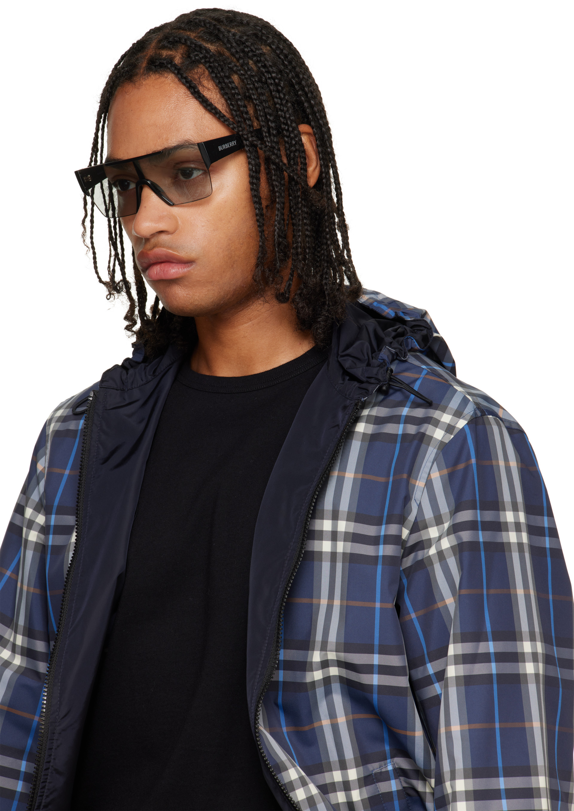 Burberry - Black Shield Sunglasses
