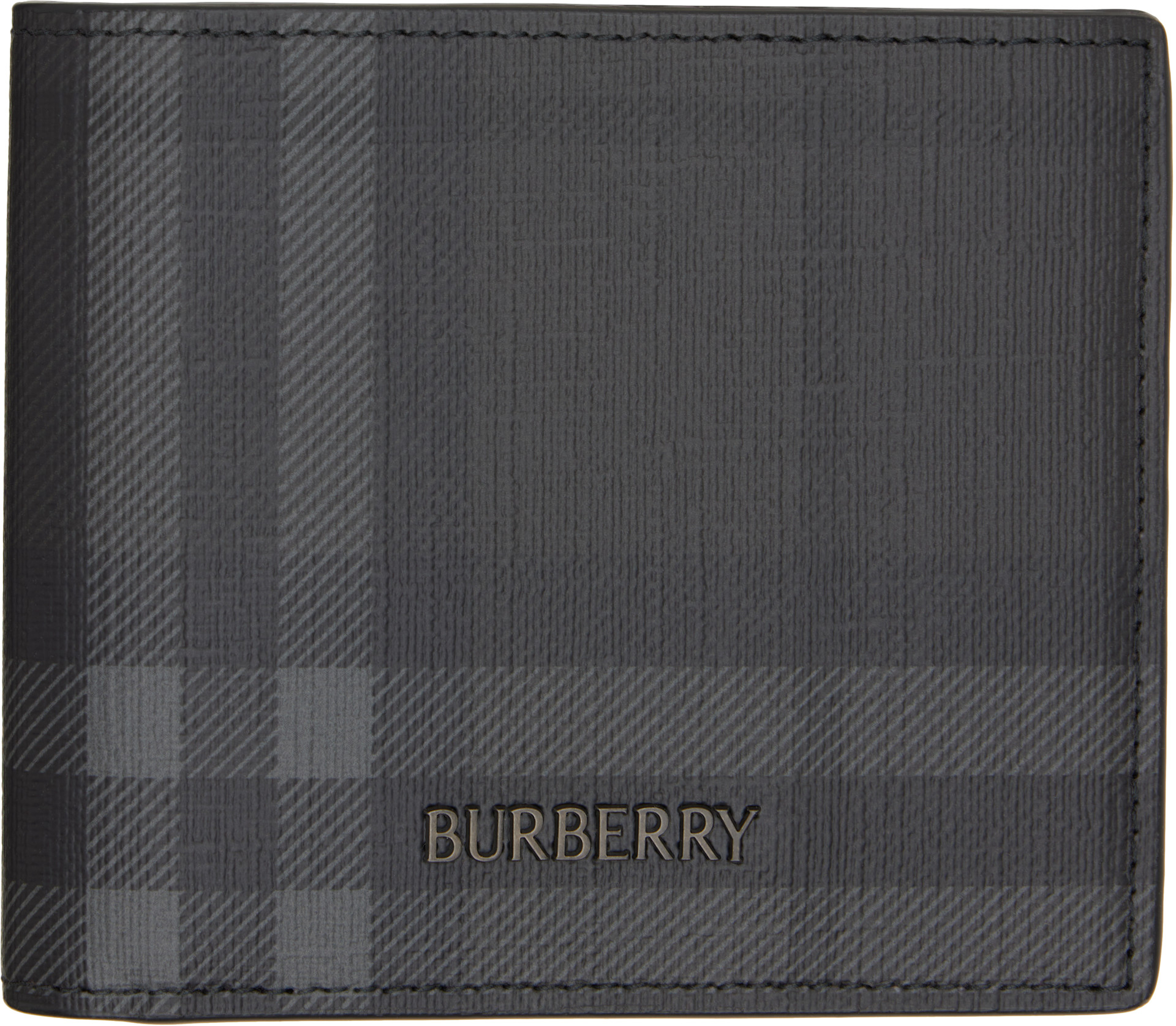 Burberry - グレー City チェック 札入れ