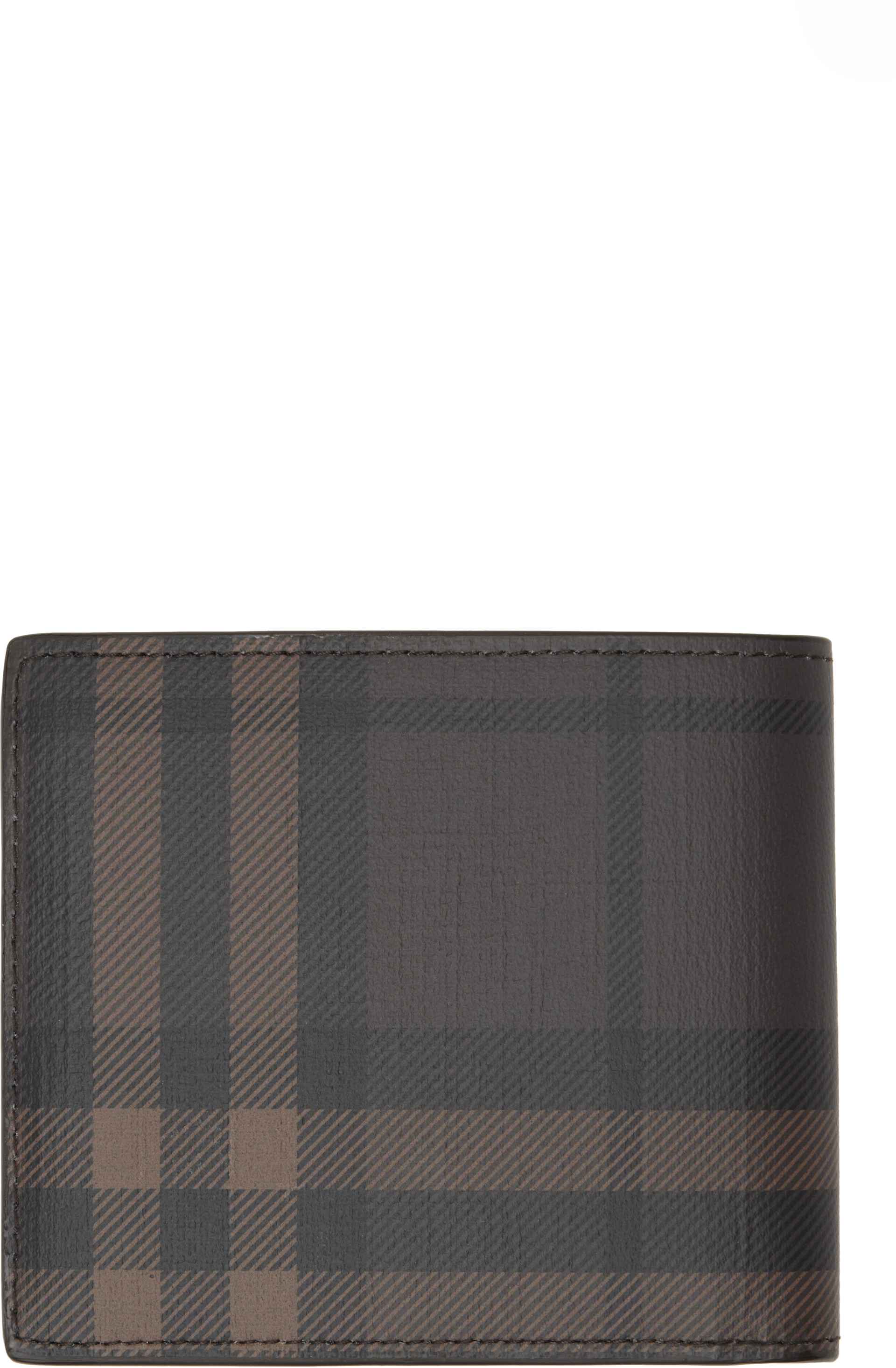 Burberry - Brown City Check Bifold Wallet