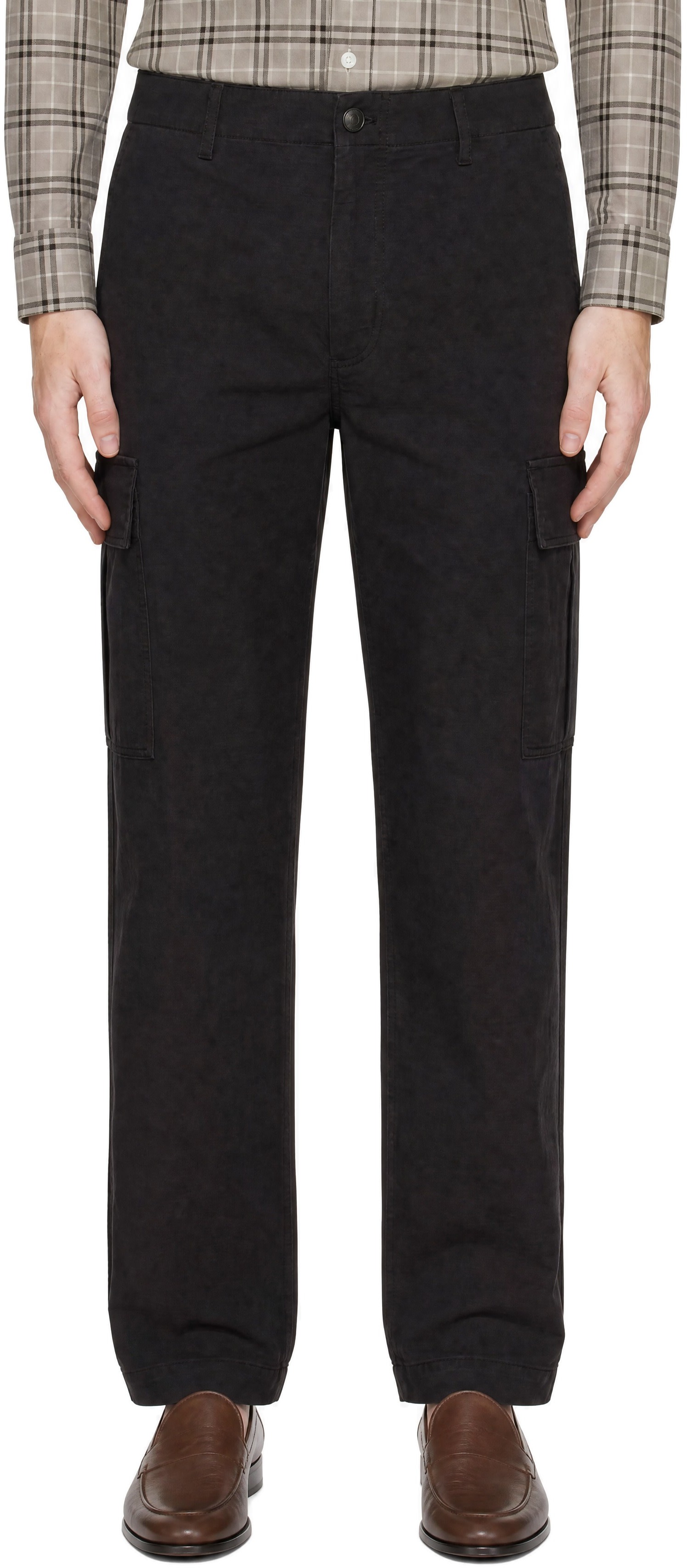 Burberry - Black Cotton Cargo Pants