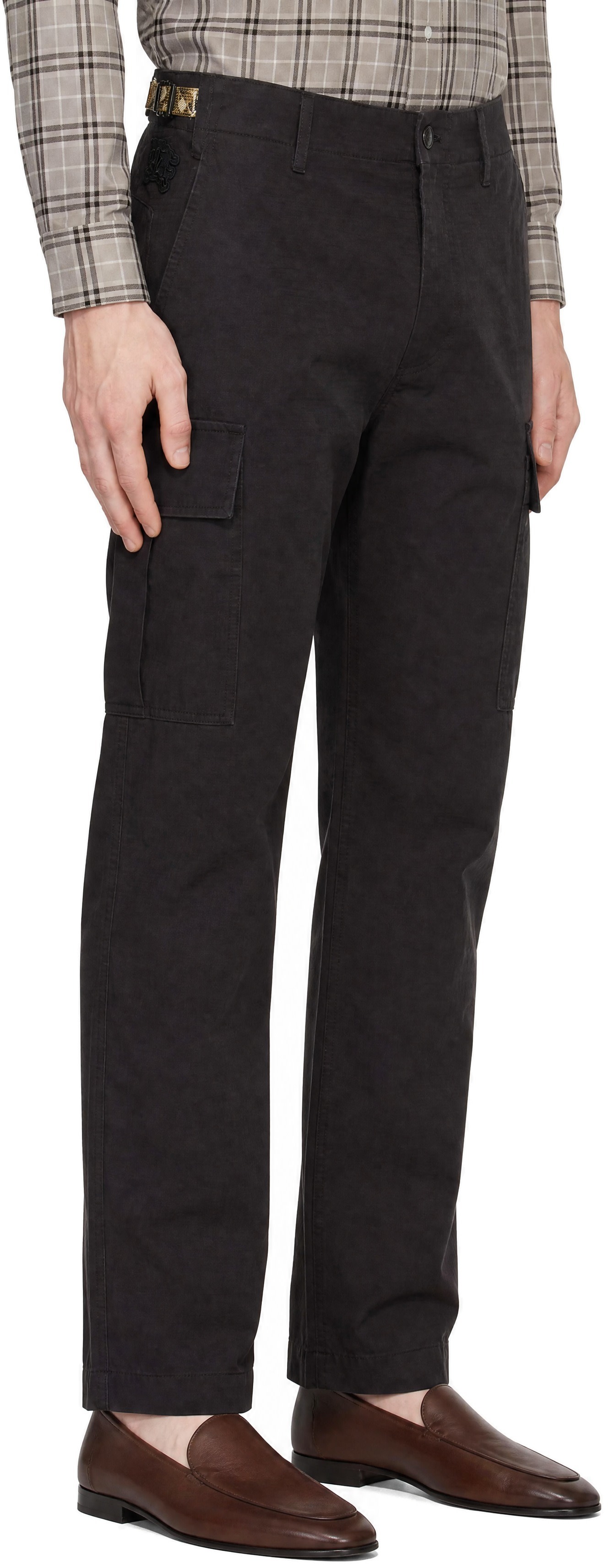 Burberry - Black Cotton Cargo Pants