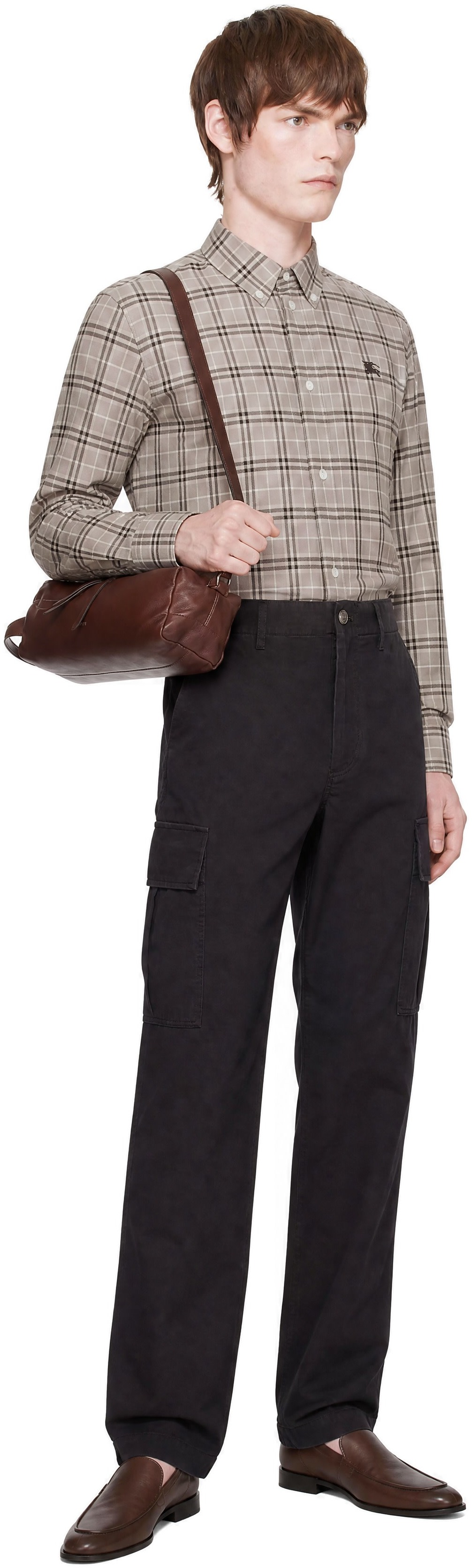 Burberry - Black Cotton Cargo Pants