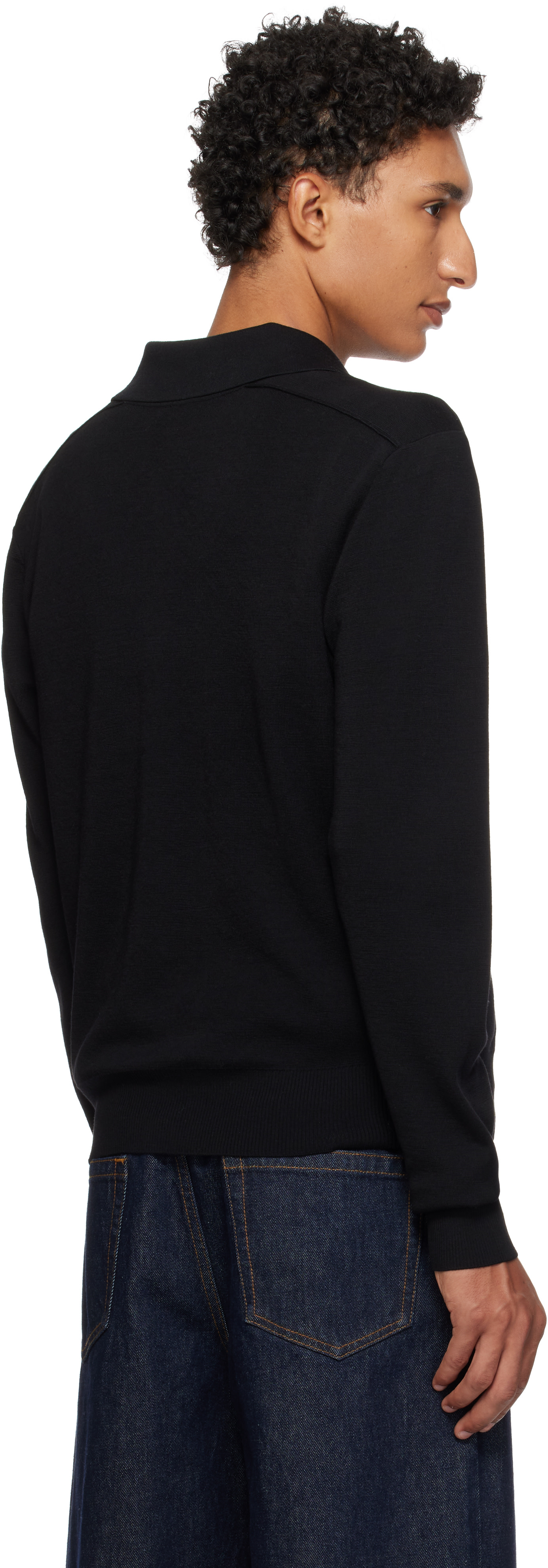 Burberry - Black Wool Cardigan