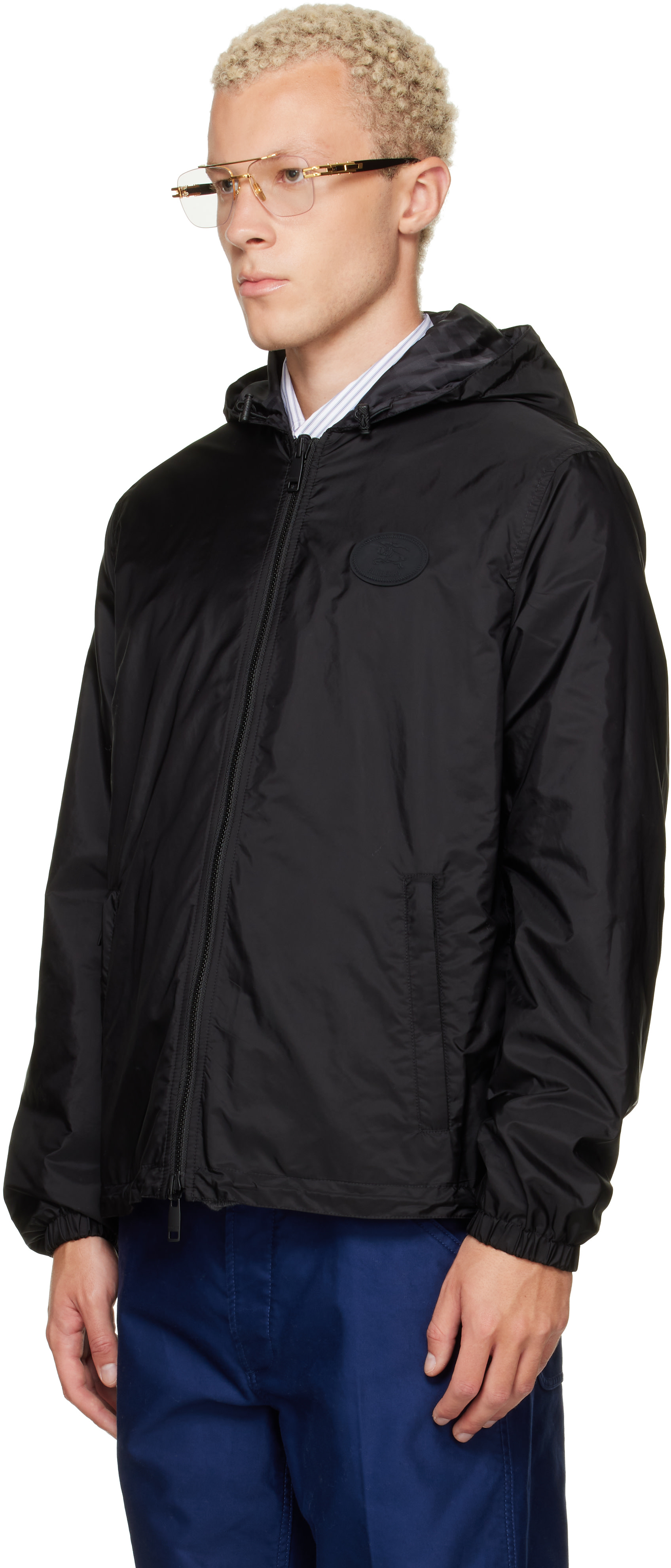 Burberry - Black Check Reversible Jacket