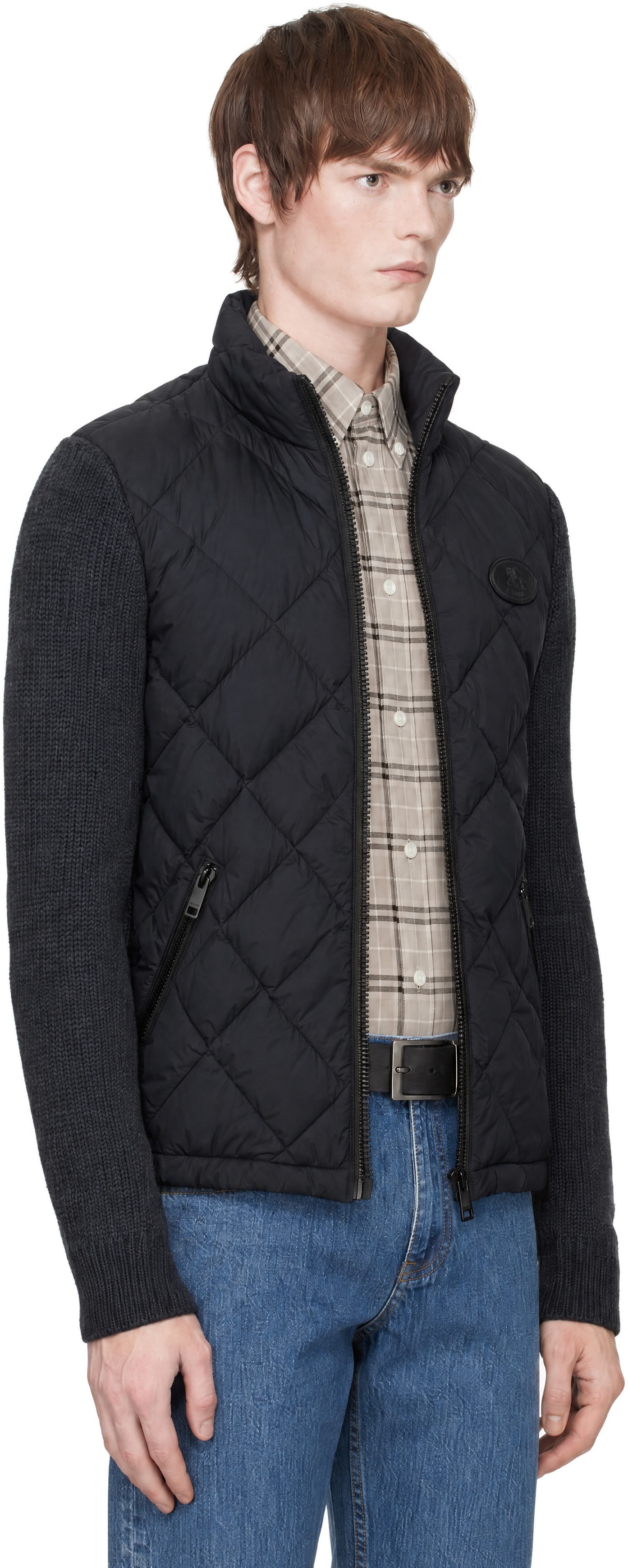 Burberry - Black Nylon Dunsbury Puffer Down Jacket
