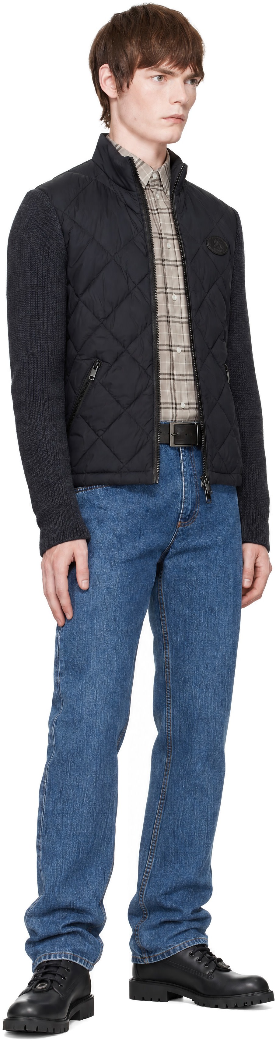 Burberry - Black Nylon Dunsbury Puffer Down Jacket