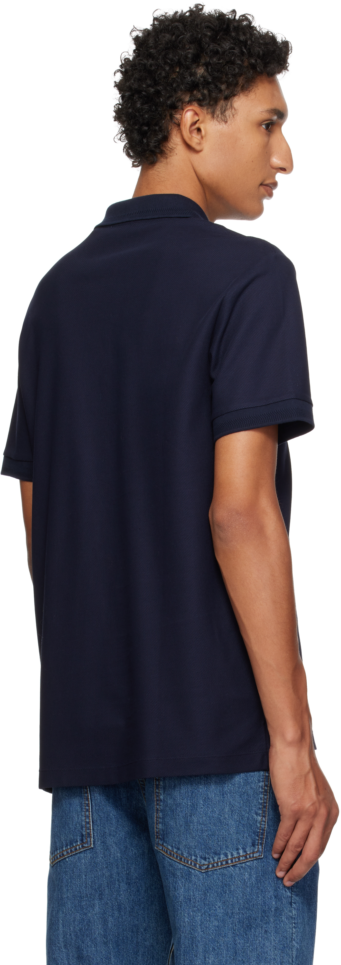 Burberry - Navy Cotton Polo