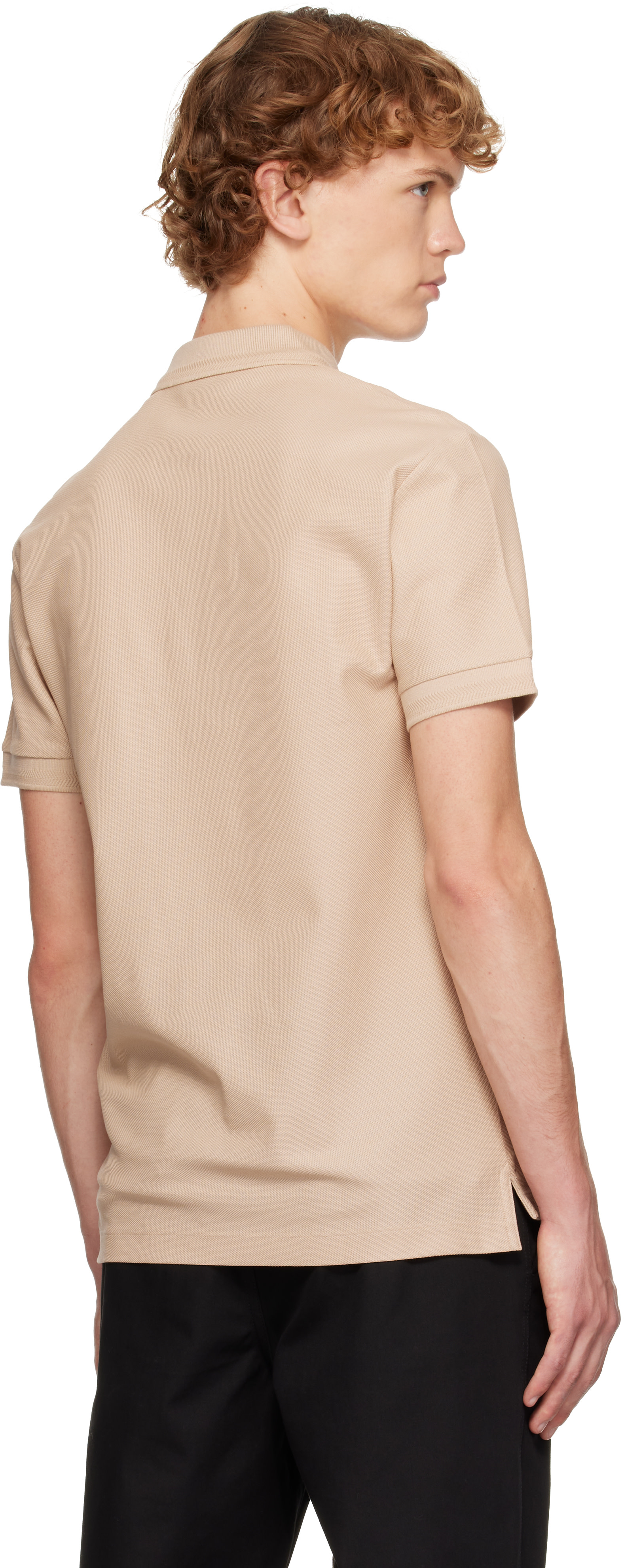 Burberry - Polo beige en coton