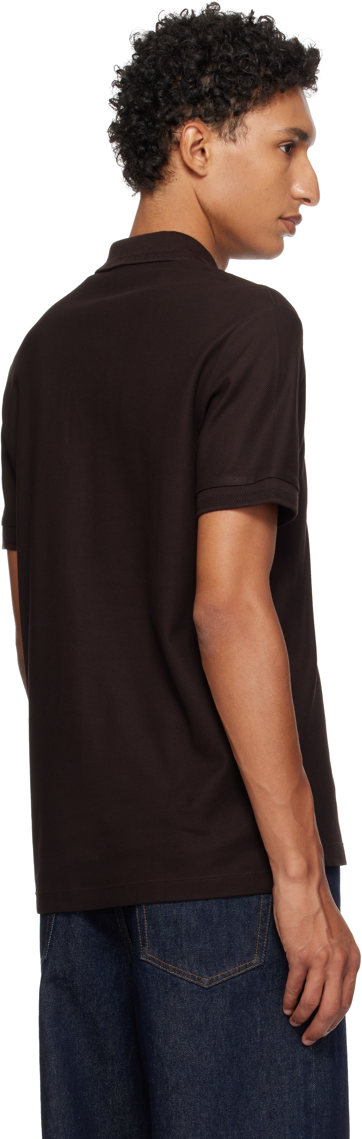 Burberry - Brown Cotton Polo