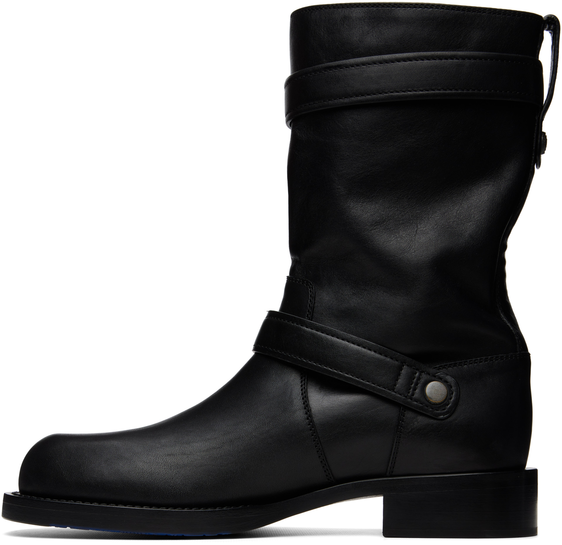 Burberry - Black Kent Biker Boots