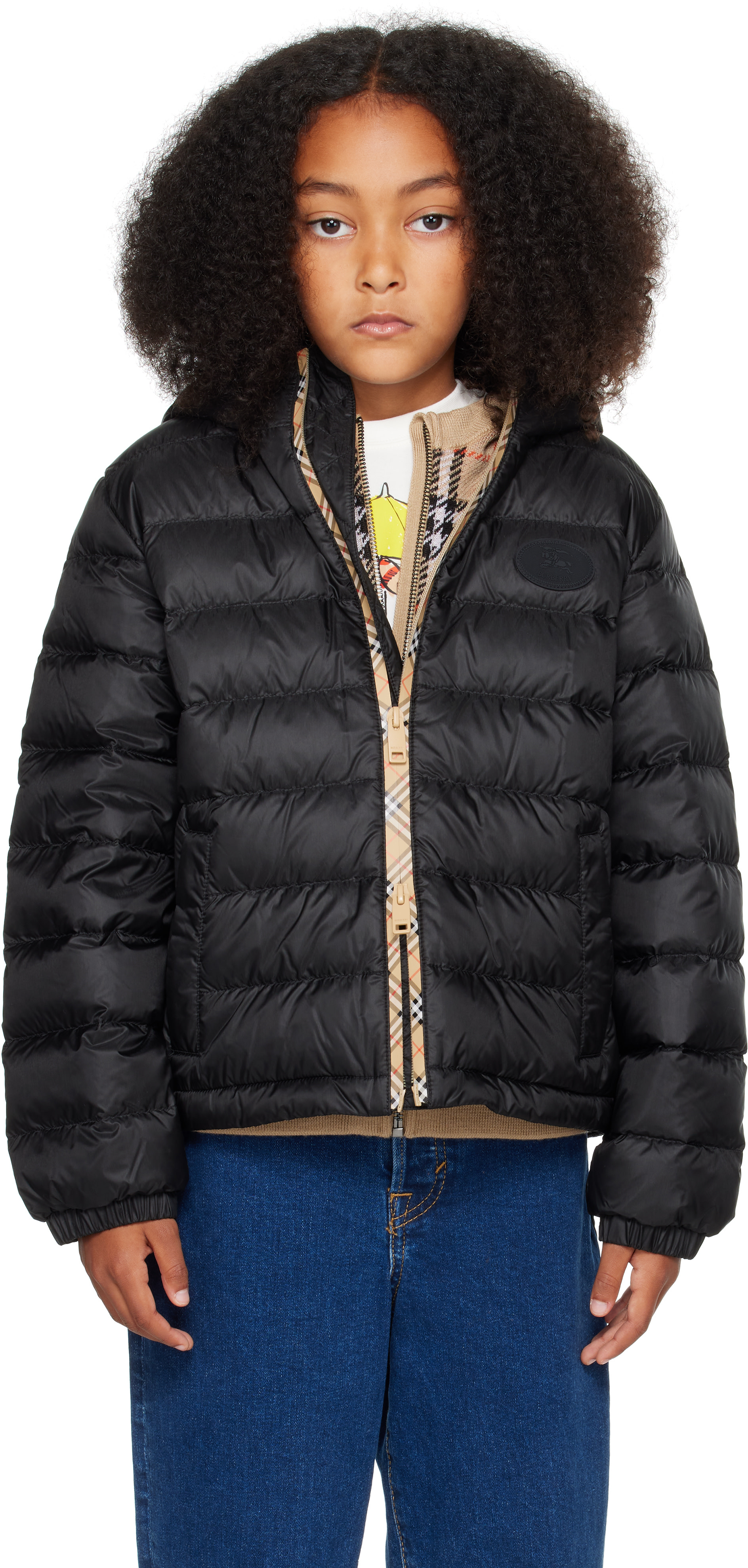 Burberry - Kids Black Henry Down Jacket