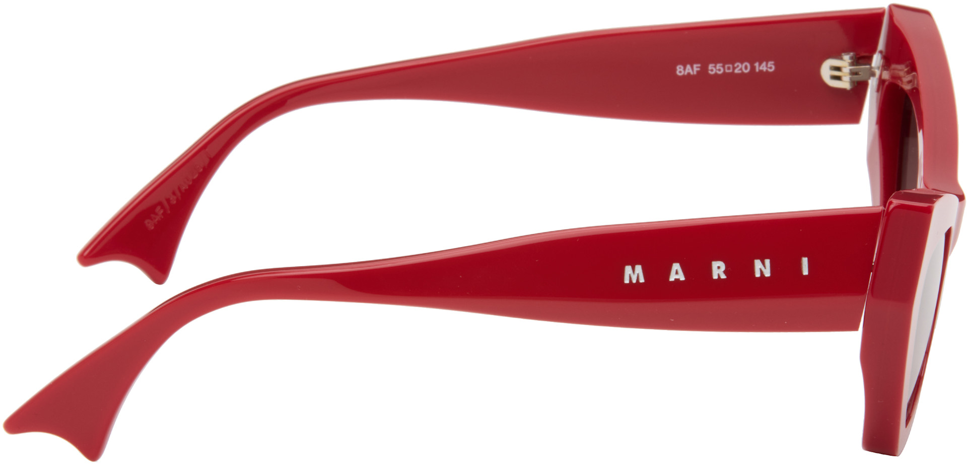 Marni - Lunettes de soleil Zelaryth rouges