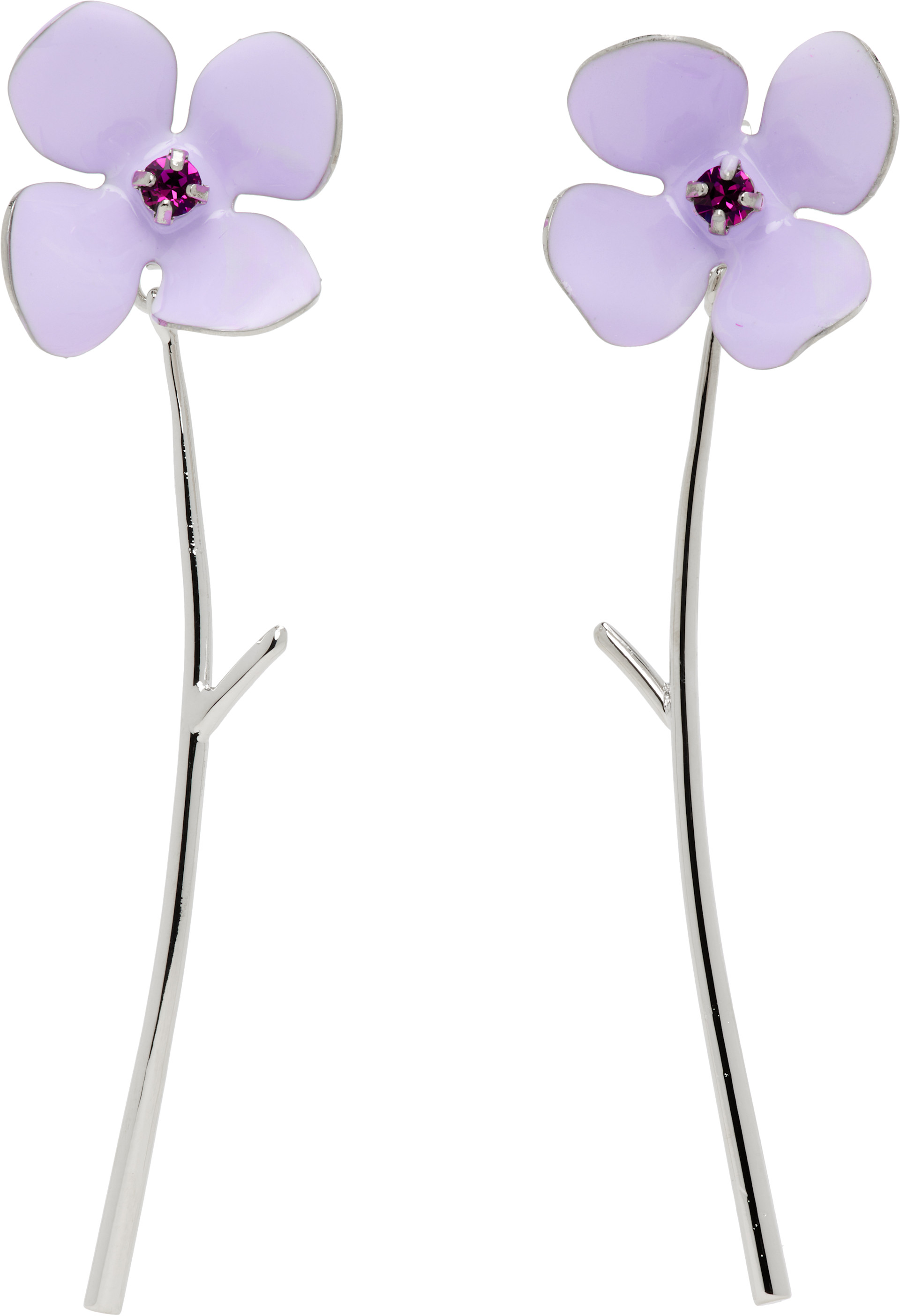 Marni - Boucles d'oreilles en forme de fleur