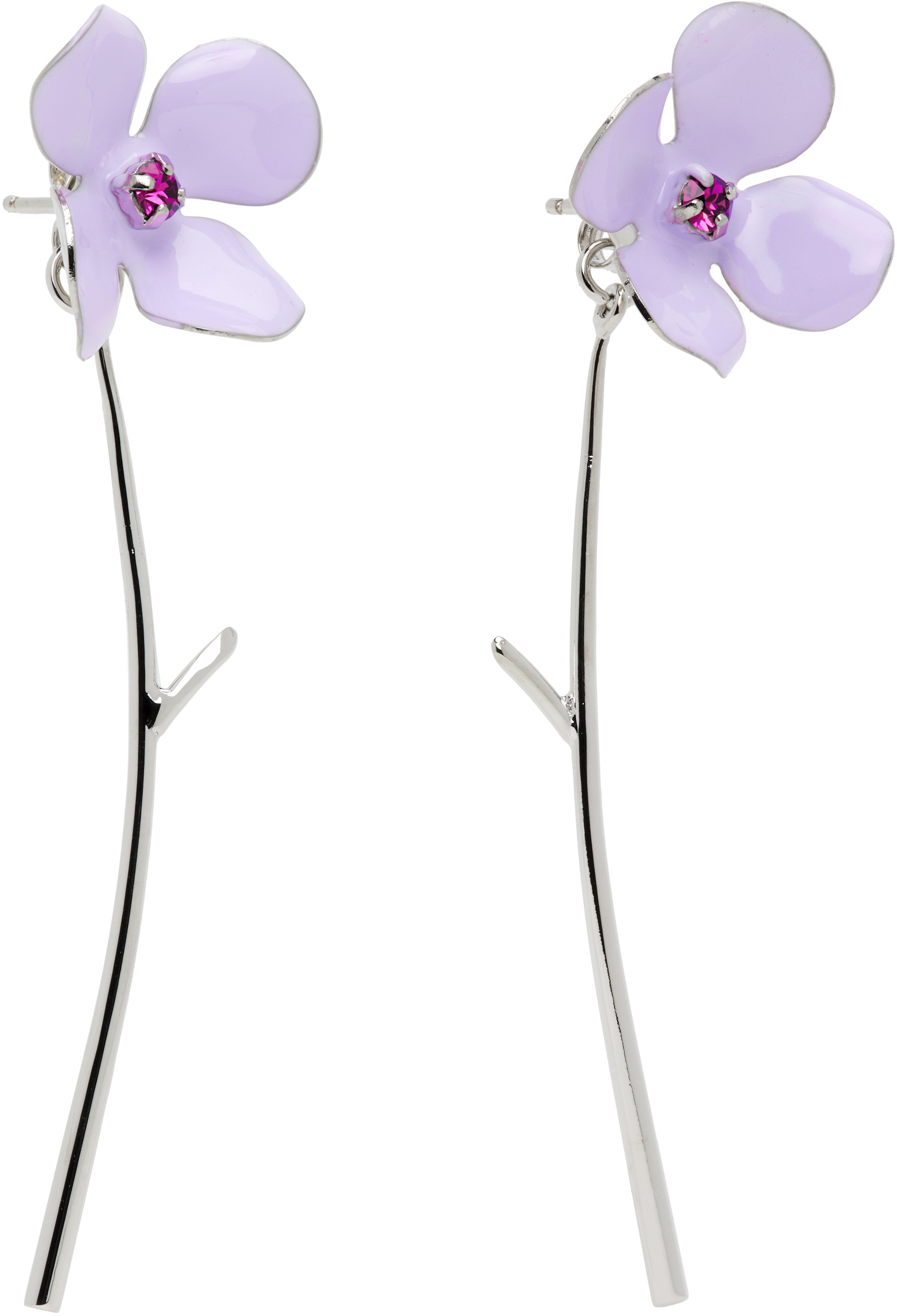 Marni - Boucles d'oreilles en forme de fleur
