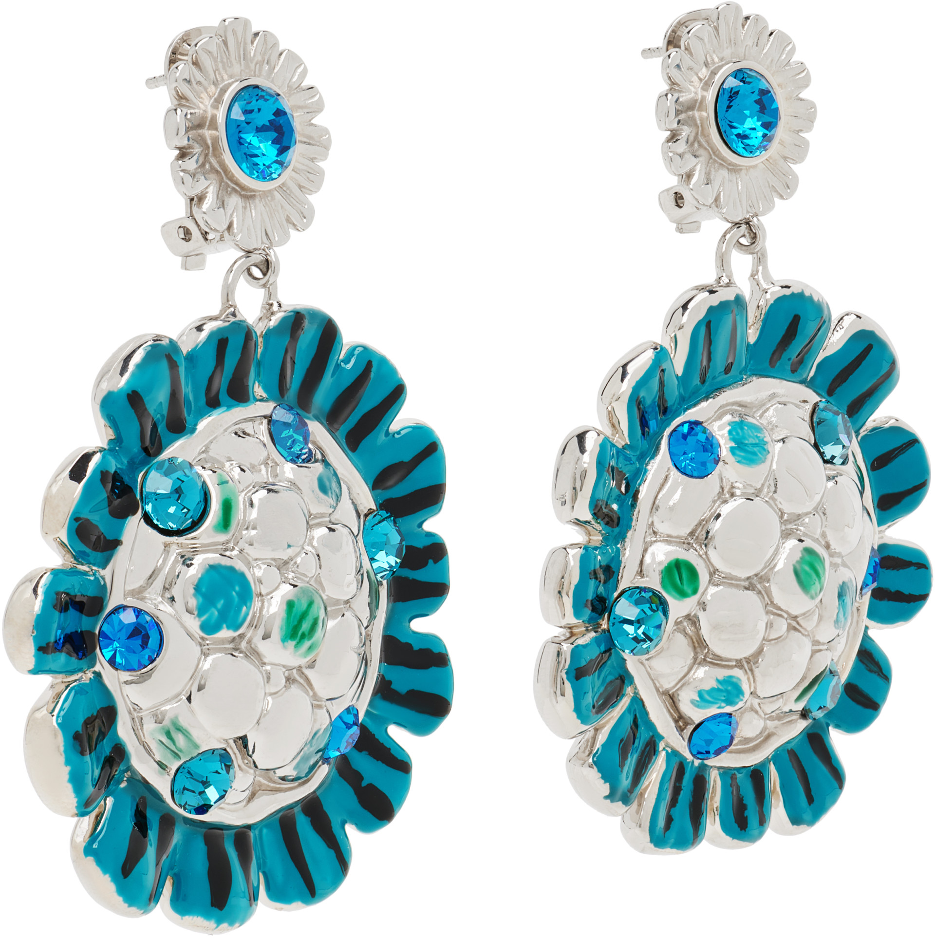 Marni - Boucles d'oreilles à ornement en forme de fleur